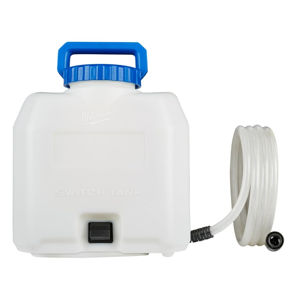 Milwaukee 49-16-28WS 28 Gallon Water Tank - Portable Water Storage for Construction, Camping & Emergency Preparedness