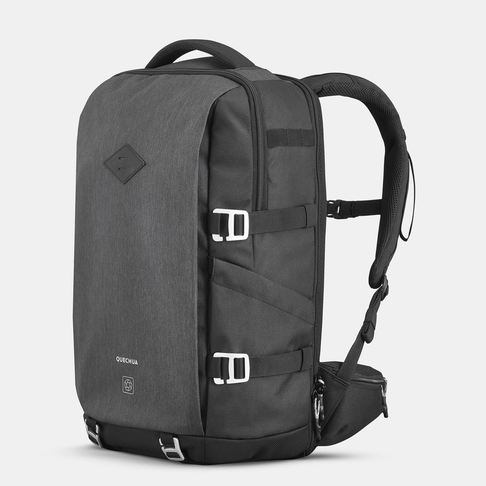 Quechua NH Explorer 900 Focus Camera Backpack - Waterproof DSLR Camera Bag for Travel & Hiking - Perfect for Photographers & Outdoor Adventures