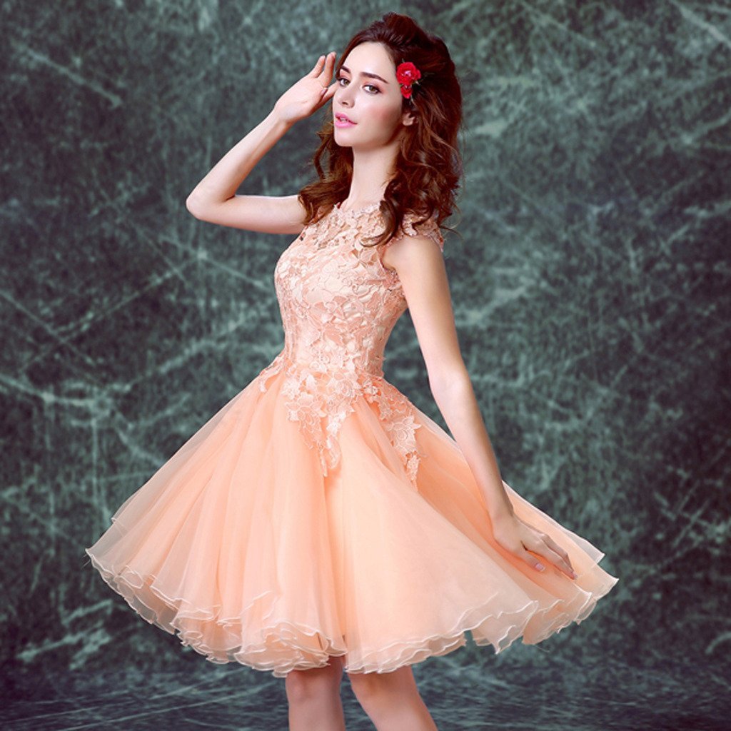 Elegant High Neck Lace Dress for Girls - Perfect for Graduation, Homecoming, Prom & Special Occasions