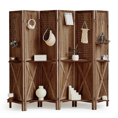 6 Panels Brown