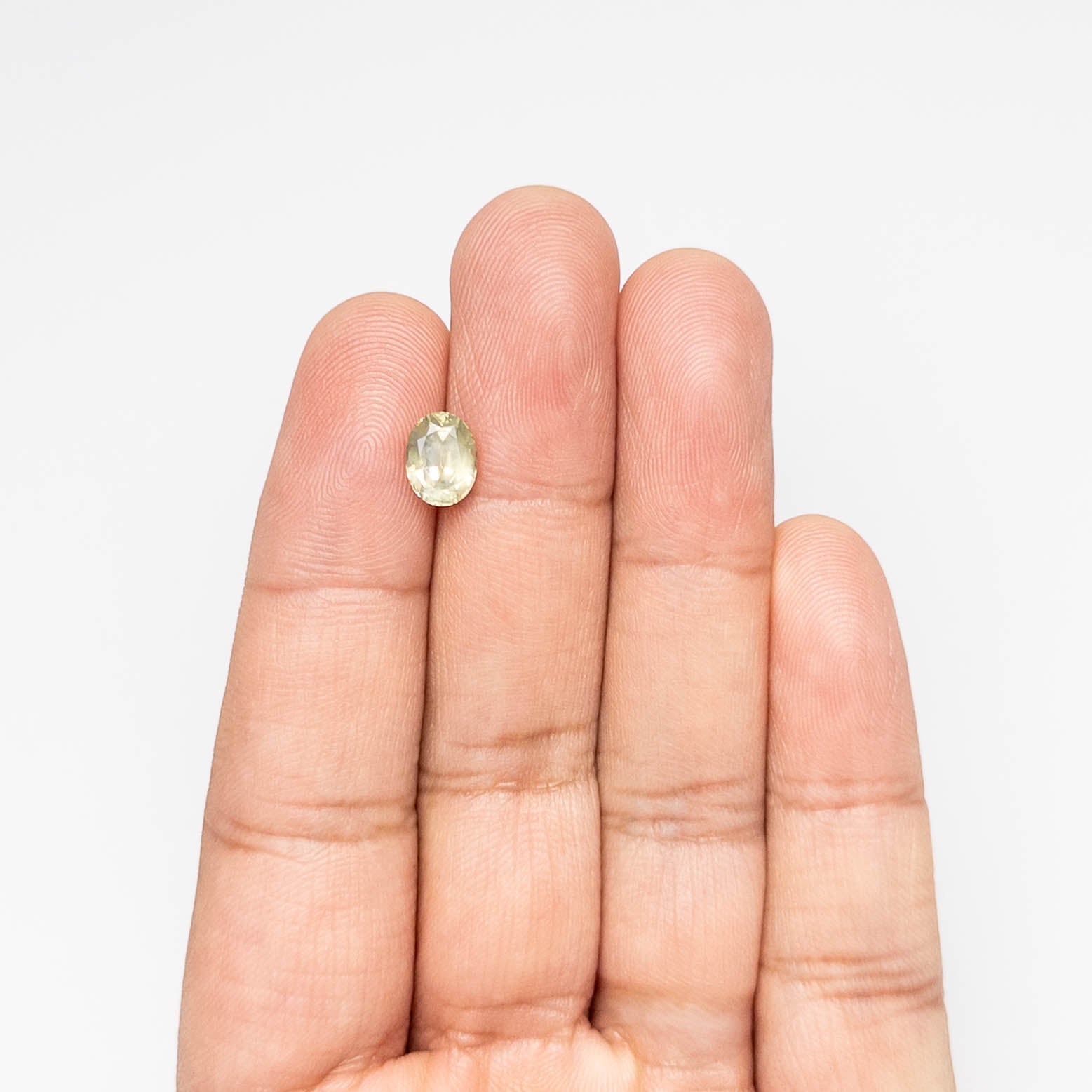 2.04ct Oval Brilliant Blue Sapphire Gemstone - 8.03x6.18x4.53mm Natural Loose Stone for Jewelry Making, Engagement Rings & Necklaces