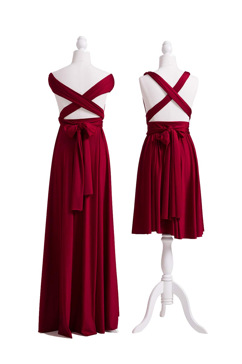 72 Styles Convertible Infinity Dress with Bandeau - Multi-Way Twist Wrap Bridesmaid Dress for Women, Long Plus Size Wedding Guest Dress - Perfect for Bridal Parties, Formal Events & Special Occasions
