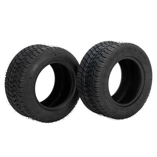 TRIBLE SIX 205/50-10 4PR Golf Cart Tires - Tubeless Street Legal All-Season Tires for Golf Carts & Utility Vehicles - Perfect for Smooth Rides on Pavement, Grass & Light Terrain