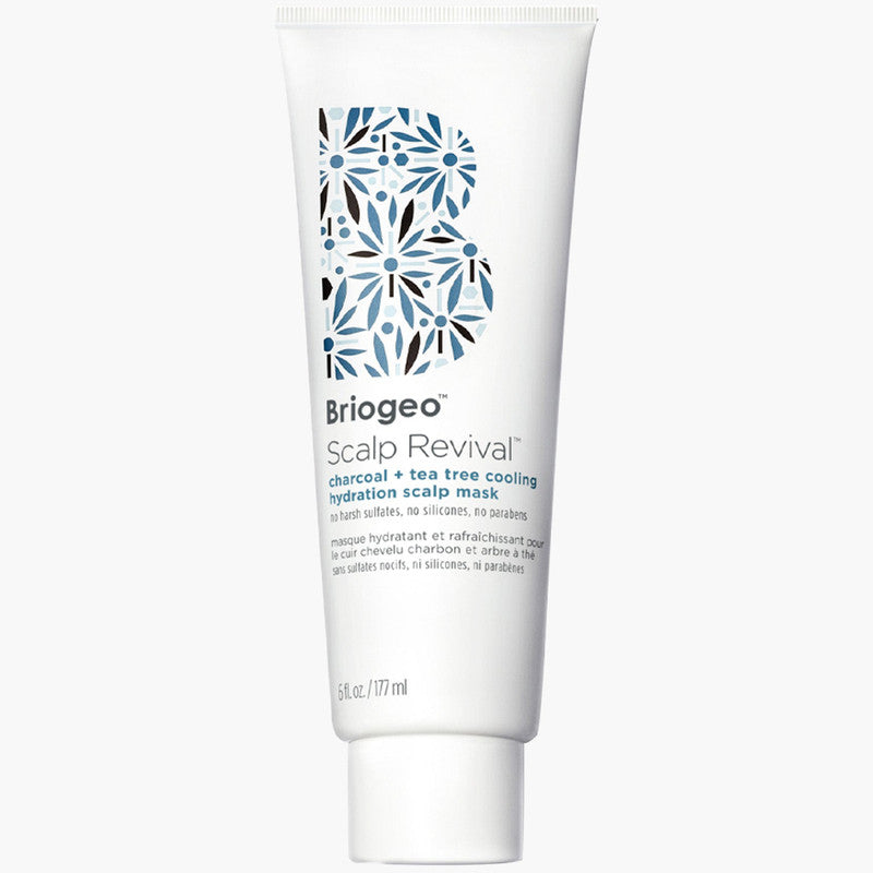 Briogeo Scalp Revival Cooling Hydration Scalp Mask 6 oz - Soothing Treatment for Dry, Itchy Scalp | Perfect for Post-Workout, Sun Exposure & Seasonal Scalp Care