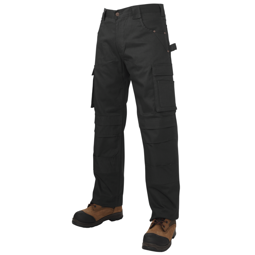 Tough Duck Relaxed Fit Flex Twill Carpenter Pants WP05 - Durable Work Pants for Construction & Carpentry | Comfortable Utility Pants for Outdoor Work & DIY Projects