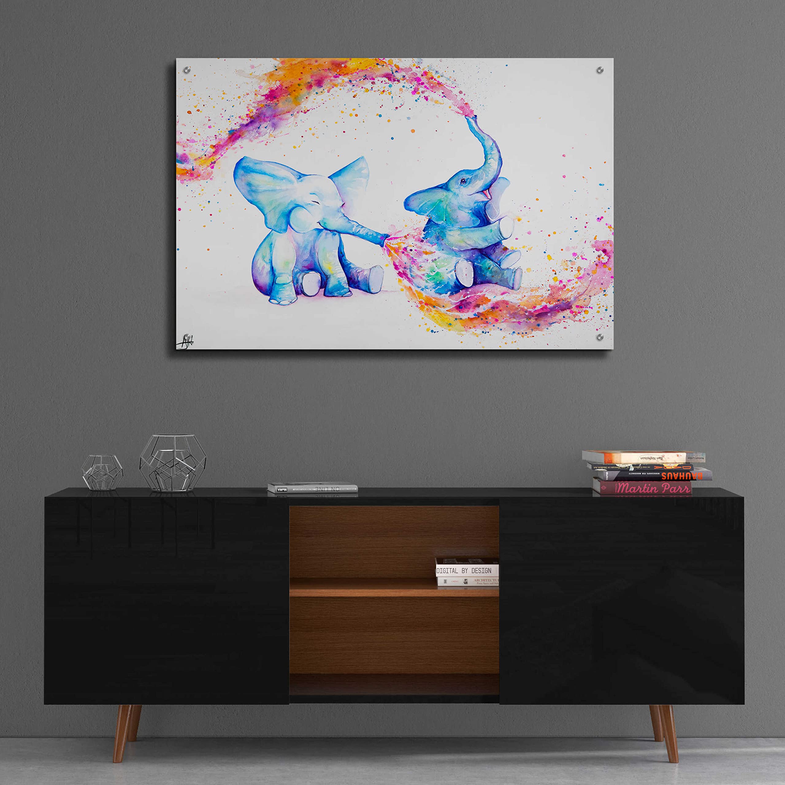 Epic Art 'Sorella' by Marc Allante - 36x24 Inch Acrylic Glass Wall Art Painting - Modern Home Decor for Living Room, Bedroom & Office