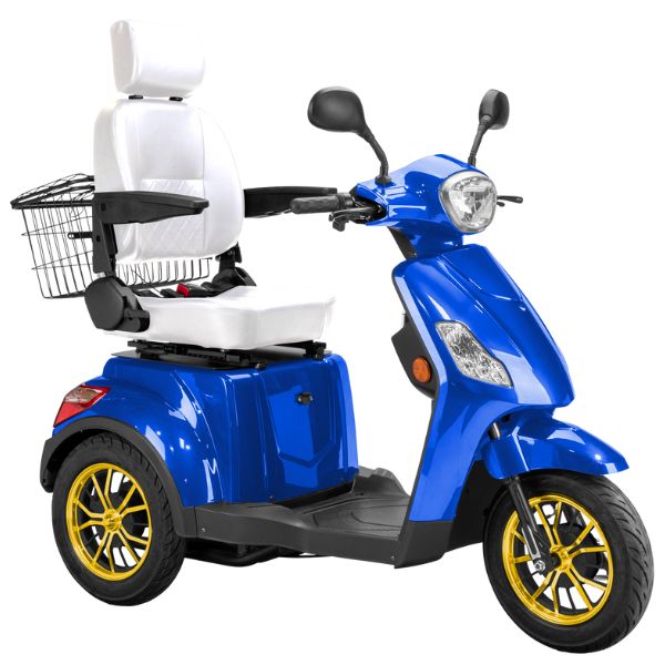 Bespoke Legacy Full Size 3 Wheel Mobility Scooter for Adults - Lightweight Electric Scooter with Long Battery Life - Perfect for Outdoor, Shopping & Travel
