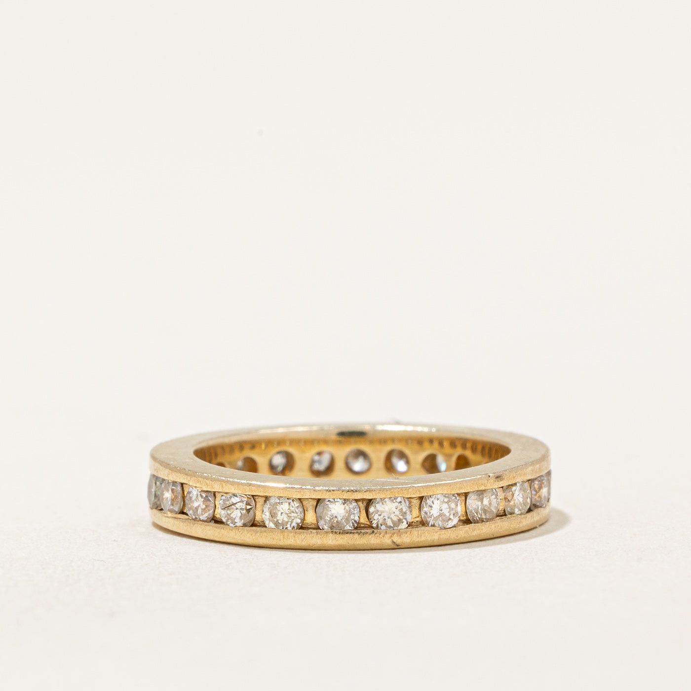 0.68ctw Diamond Eternity Wedding Band Ring for Women - Size 3.25 | Perfect for Engagement, Anniversary & Bridal Jewelry Gifts | Elegant Stackable Ring for Everyday Wear & Special Occasions