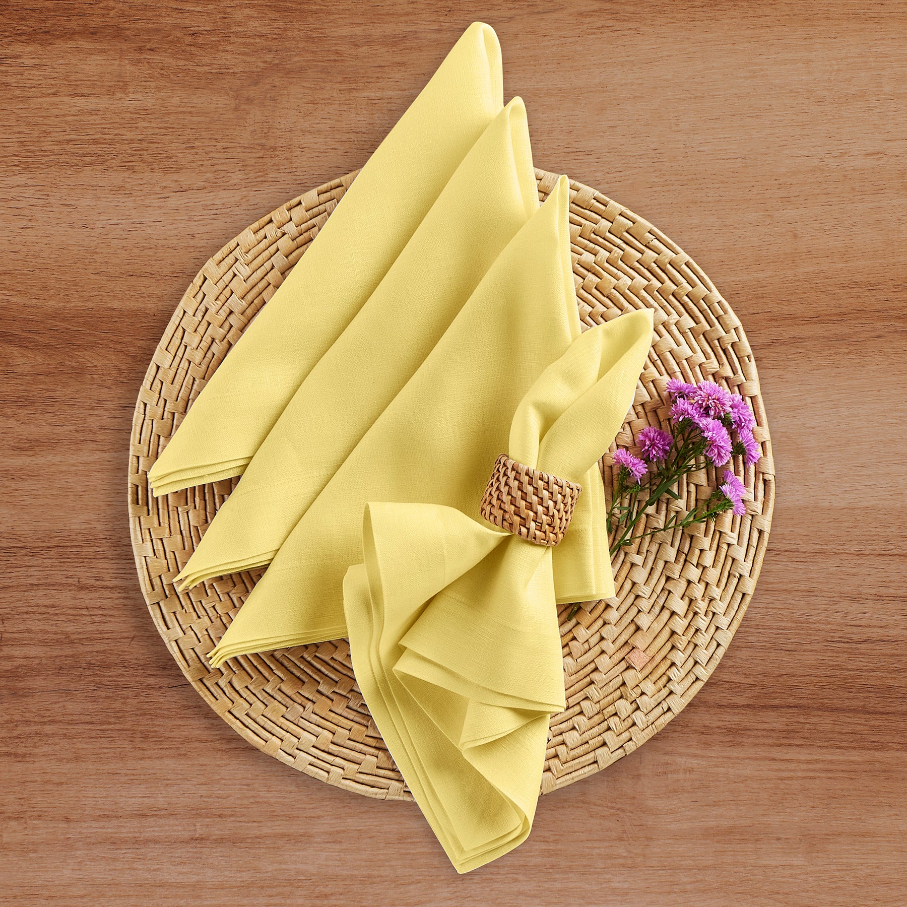 Premium Linen Napkins for Dining - Eco-Friendly & Elegant Table Linens for Weddings, Parties, and Everyday Use