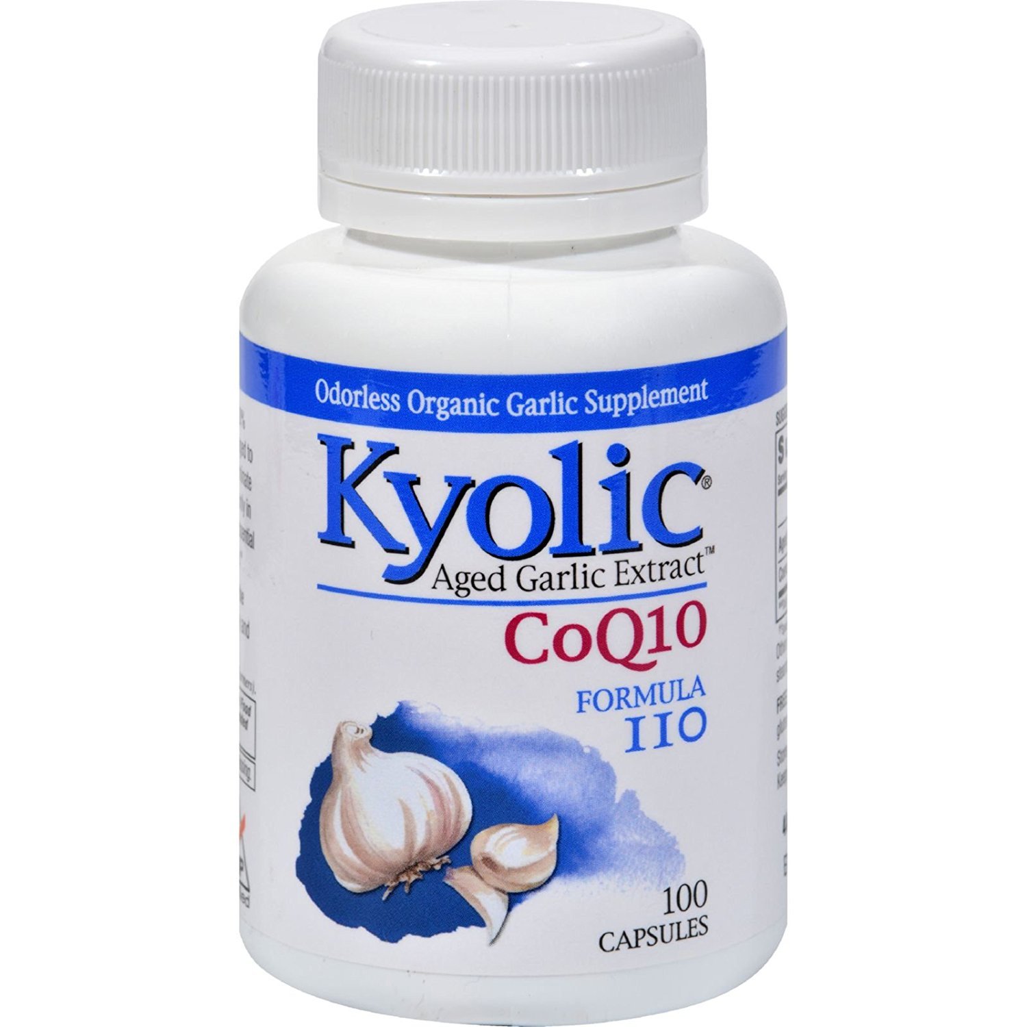 Kyolic Formula 109 Aged Garlic Extract with CoQ10 Capsules - 100 Count (3 Pack Bundle) - Supports Heart Health & Immune System - Daily Supplement for Adults & Seniors