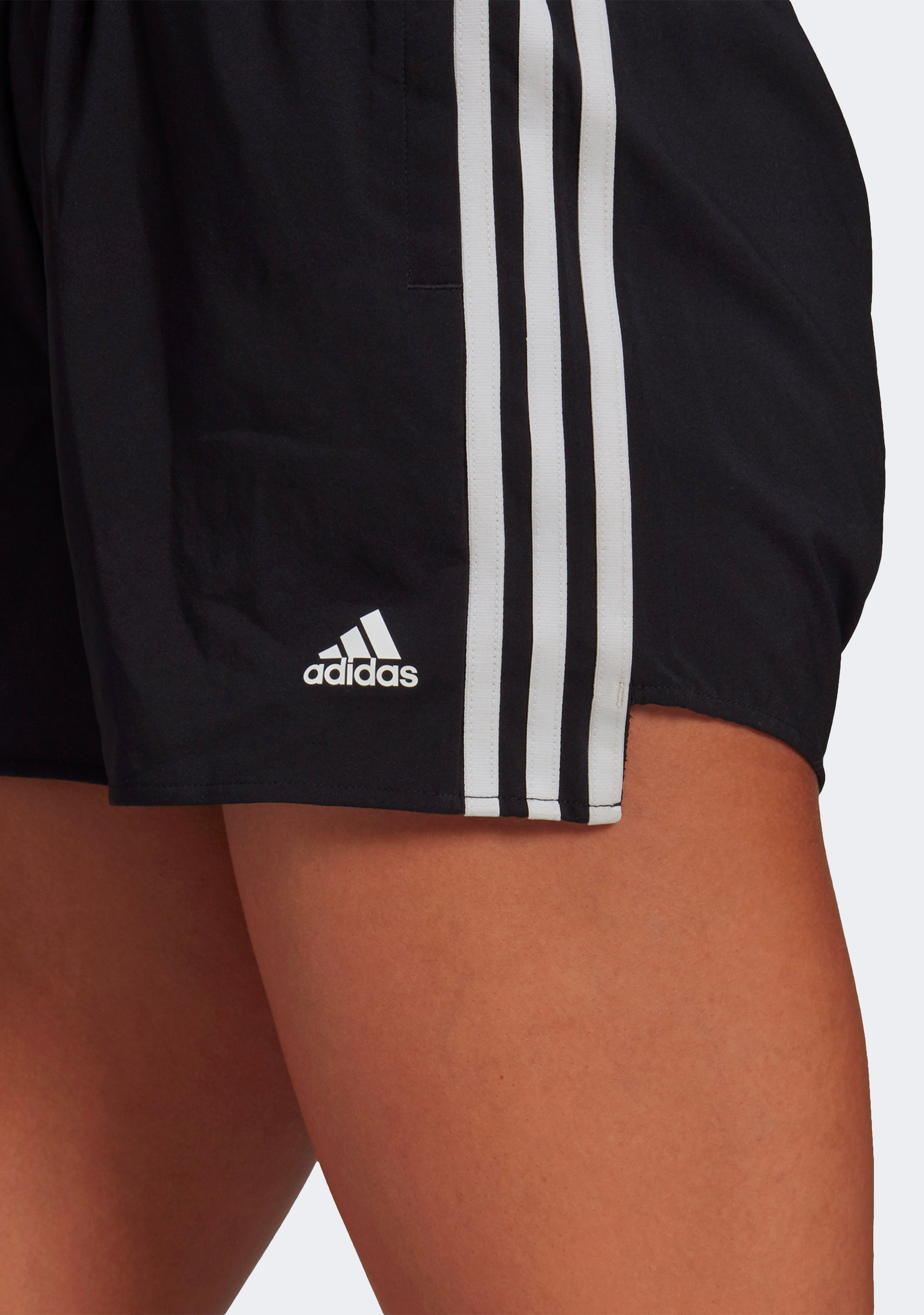 Adidas Women's Designed 2 Move Woven 3-Stripe Athletic Shorts - Lightweight Running & Gym Workout Shorts for Active Women