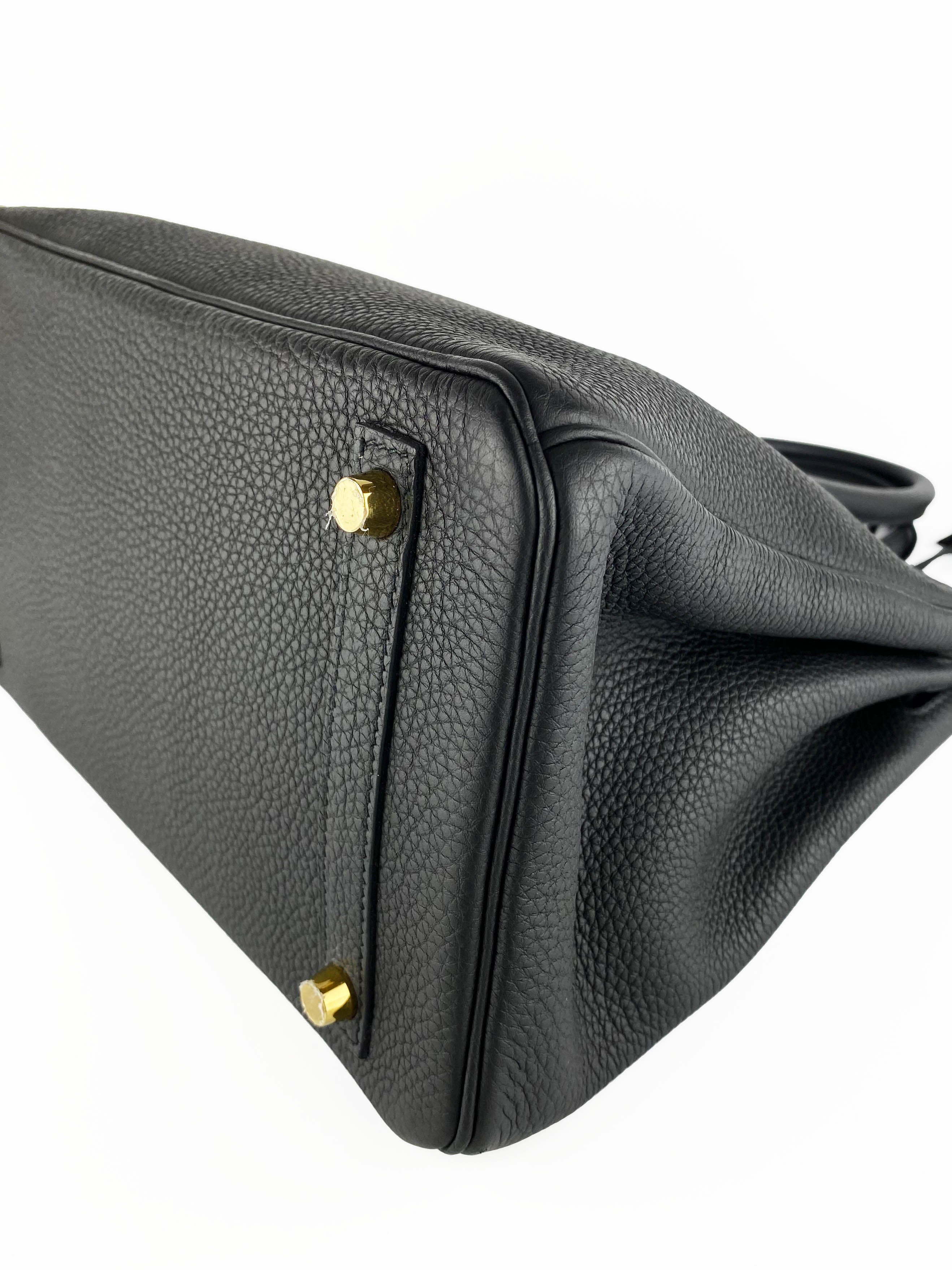Authentic Hermes Birkin 30 Black Togo Leather Handbag - Luxury Designer Tote Bag for Women, Perfect for Work, Travel & Special Occasions