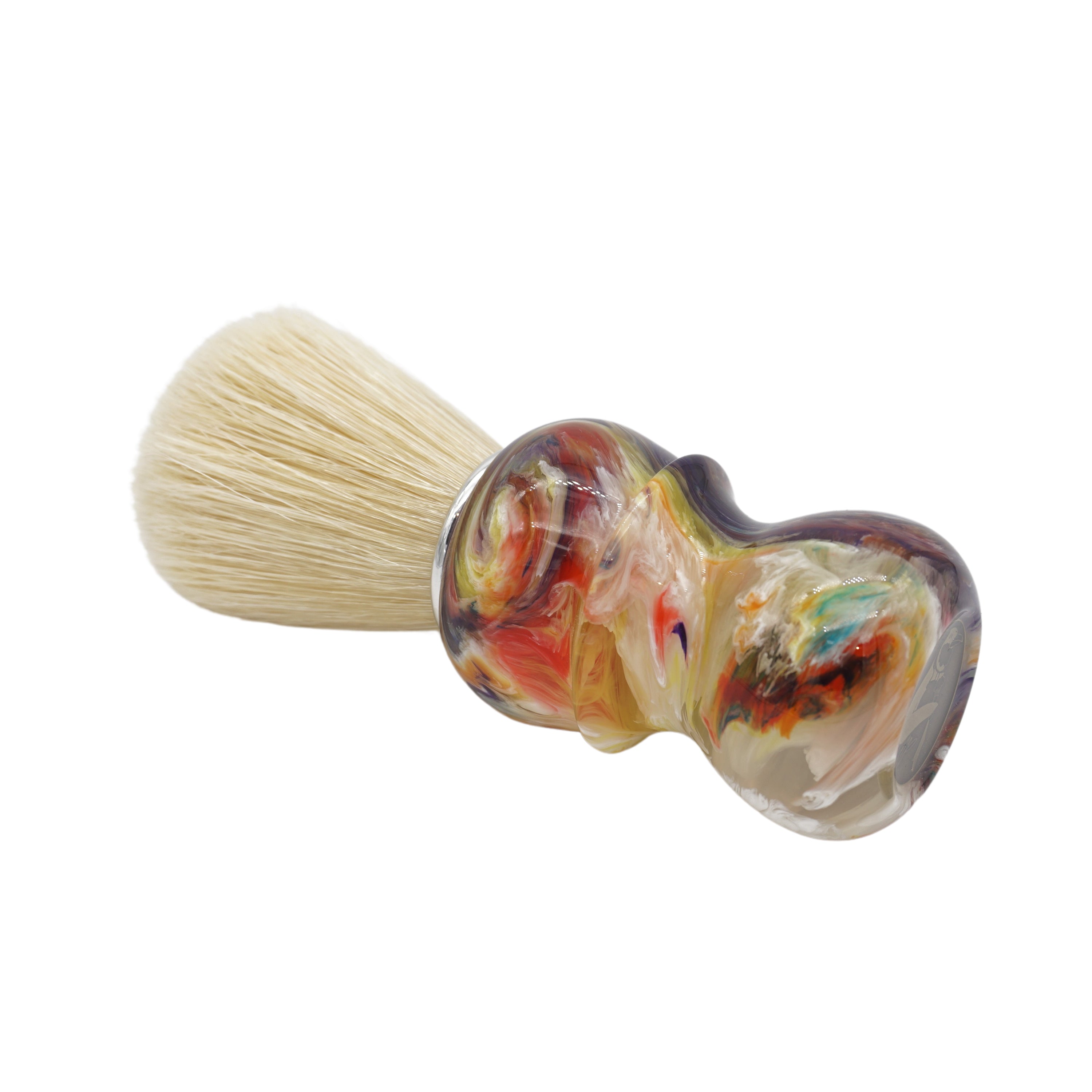 Premium 24mm Semogue SOC Boar Shaving Brush with Handcrafted Picasso Handle by AP Shave Co. - Perfect for Wet Shaving & Grooming Rituals