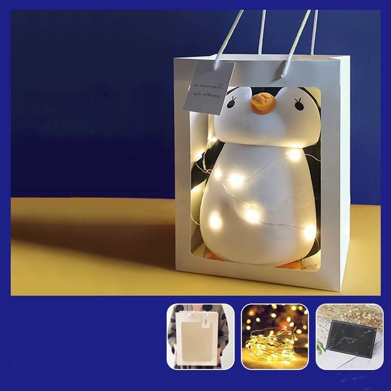 Soft Plush Penguin Travel Pillow - Comfortable Neck Support for Airplane, Car & Office Use - Perfect Gift for Travelers & Commuters