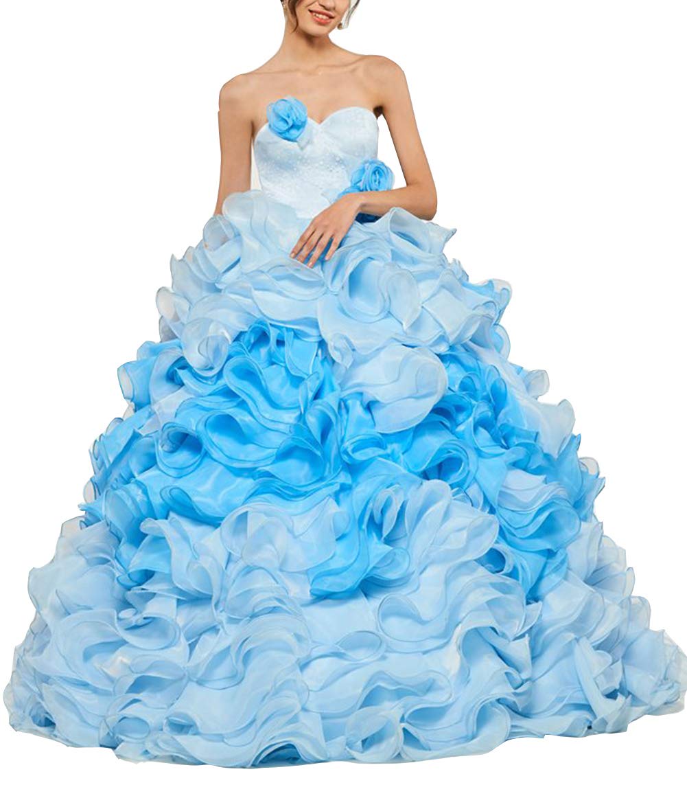 Elegant Sweetheart Neckline Long Wedding Prom Dress - Tulle Ball Gown for Women, Quinceanera Dresses | Perfect for Formal Events, Bridal Parties & Special Occasions