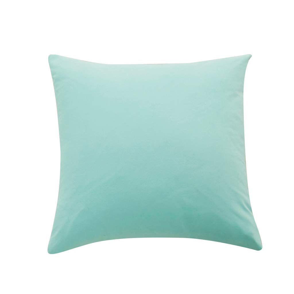 Red Geometric Pillow Cover - Farmhouse Decor Cushion Case for Sofa & Bed