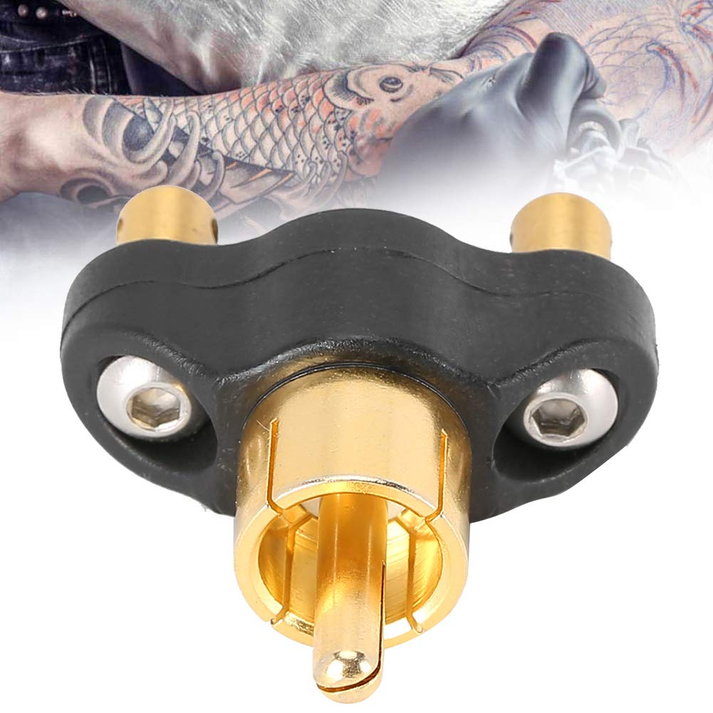 Professional Alloy Tattoo Machine Clip Cord Conversion Head - Universal Tattoo Gun Adapter for Coil & Rotary Machines | Perfect for Tattoo Artists & Studio Use