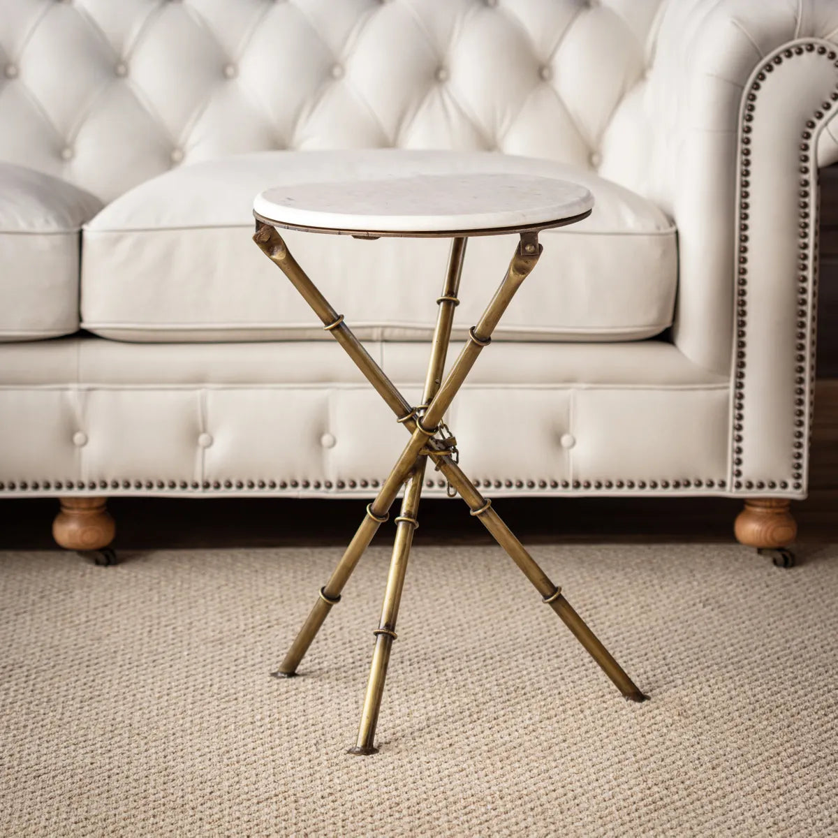 Elegant Marble Top Lounge Table - Modern Coffee Table for Living Room, Office & Hotel Decor - Perfect for Home, Office & Commercial Spaces