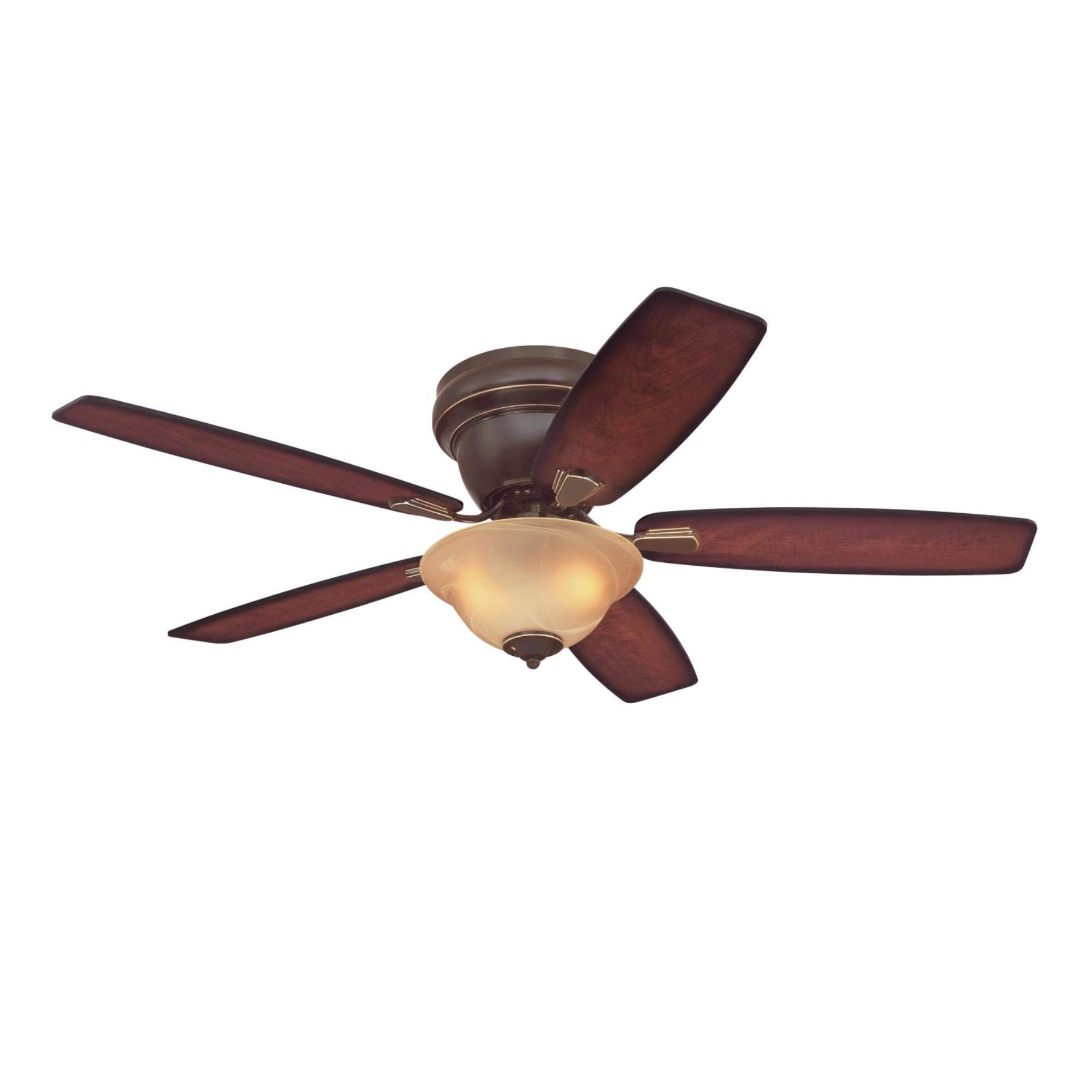 Westinghouse 7230600 52 Inch Sumter Indoor Ceiling Fan with Light Kit, Classic Bronze Finish - Perfect for Living Room, Bedroom & Home Office