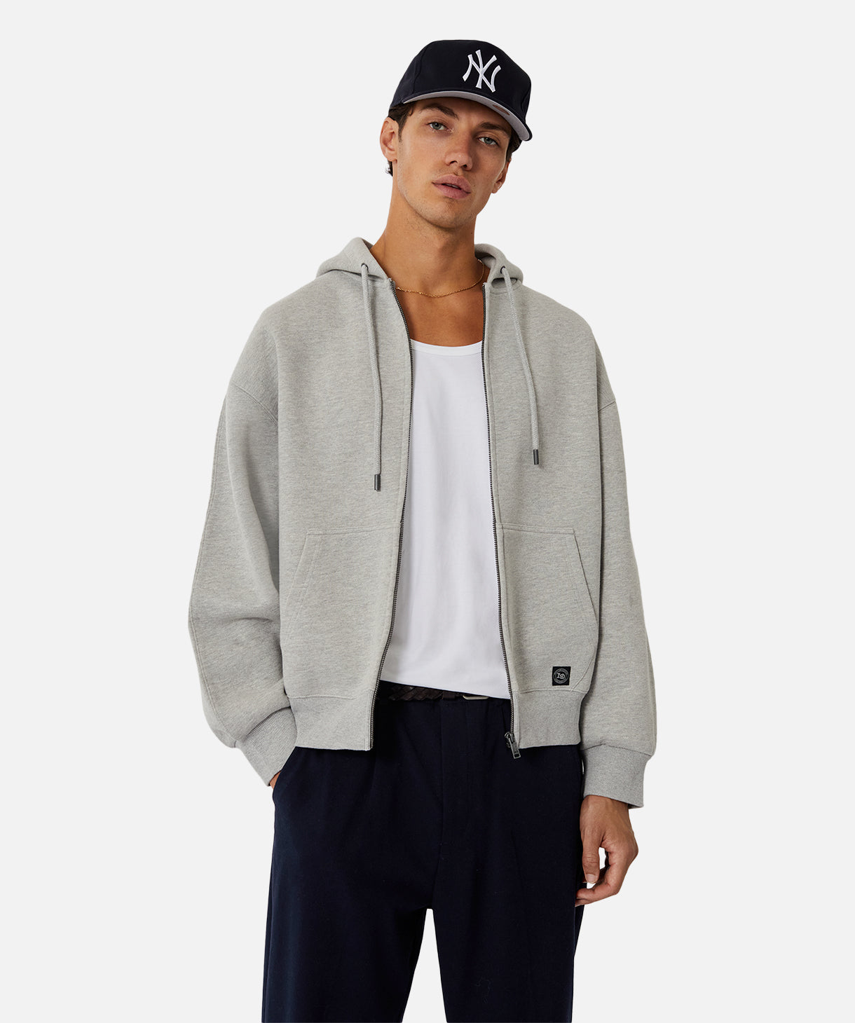 Easton Hoodie - Soft & Comfortable Grey Marle Pullover for Men & Women | Perfect for Casual Wear, Gym, and Outdoor Activities