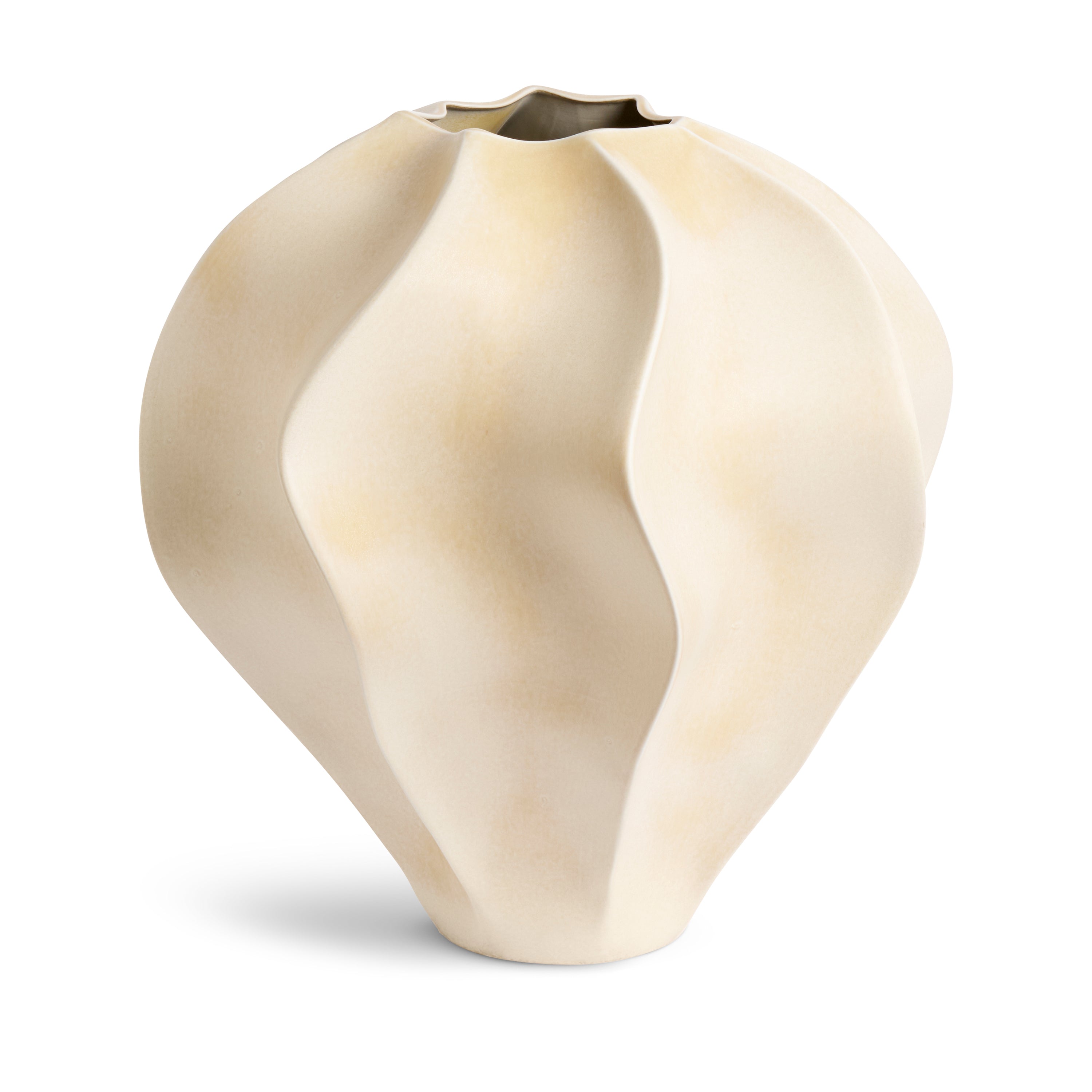 Pre Order | Douro Vase in Oat - Extra Large Handmade Ceramic Vase for Home Decor, Wedding Centerpiece, and Modern Farmhouse Style