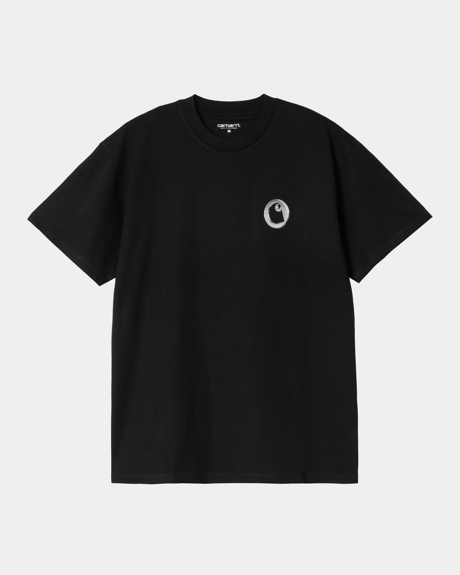 Linked Charms T-Shirt for Women - Black & Silver Graphic Tee | Trendy Casual Top for Everyday Wear, Parties, and Outings