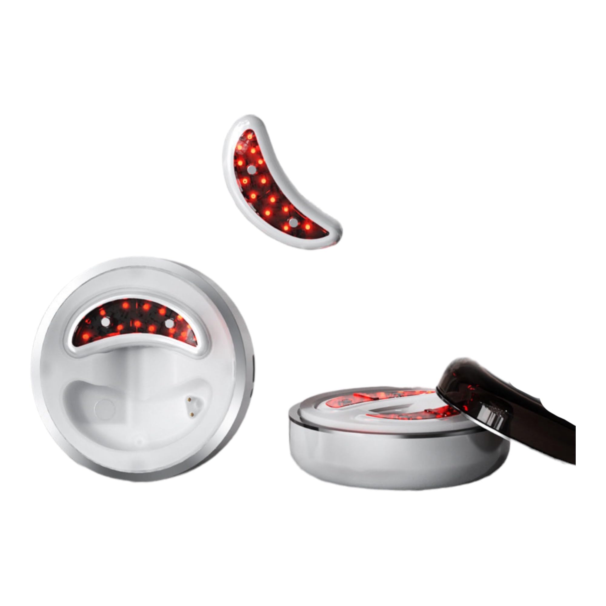Red Light Therapy Eye Mask for Dark Circles & Wrinkles - Anti-Aging Eye Patches for Puffy Eyes, Bags & Inflammation Relief | Dermatologist-Recommended Eye Treatment for Men & Women | Perfect for Nighttime Skincare Routine & Travel