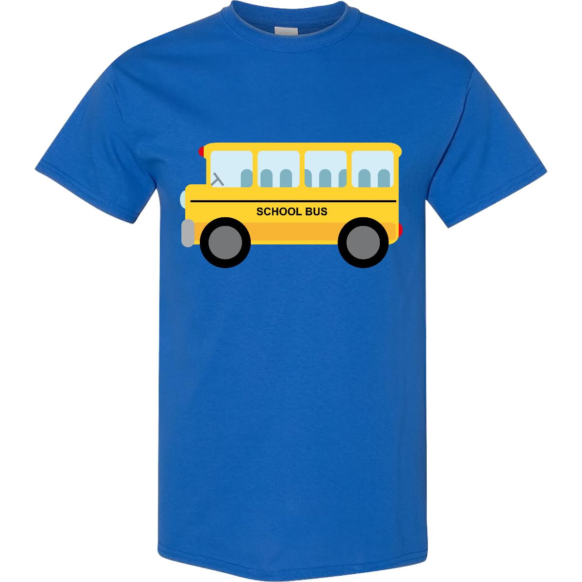 Inktastic School Bus Graphic Adult T-Shirt - Comfortable Cotton Tee for Teachers, School Staff & Education Lovers - Perfect for Back to School, Teacher Appreciation & Casual Wear