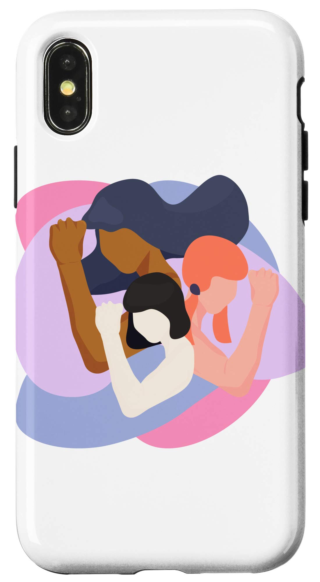 Feminist iPhone X/XS Case for Women - Durable Protective Cover with Girl Power Design - Perfect for Everyday Use, Work, and Social Activism