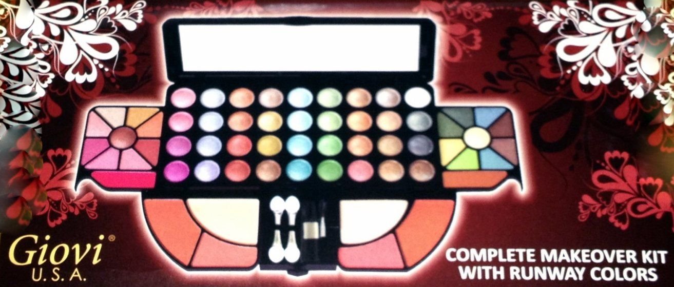 Givio Professional 61 Color Makeup Kit - Eyeshadow & Lip Gloss Palette (GZ706-1) for Bridal, Party & Everyday Makeup Looks