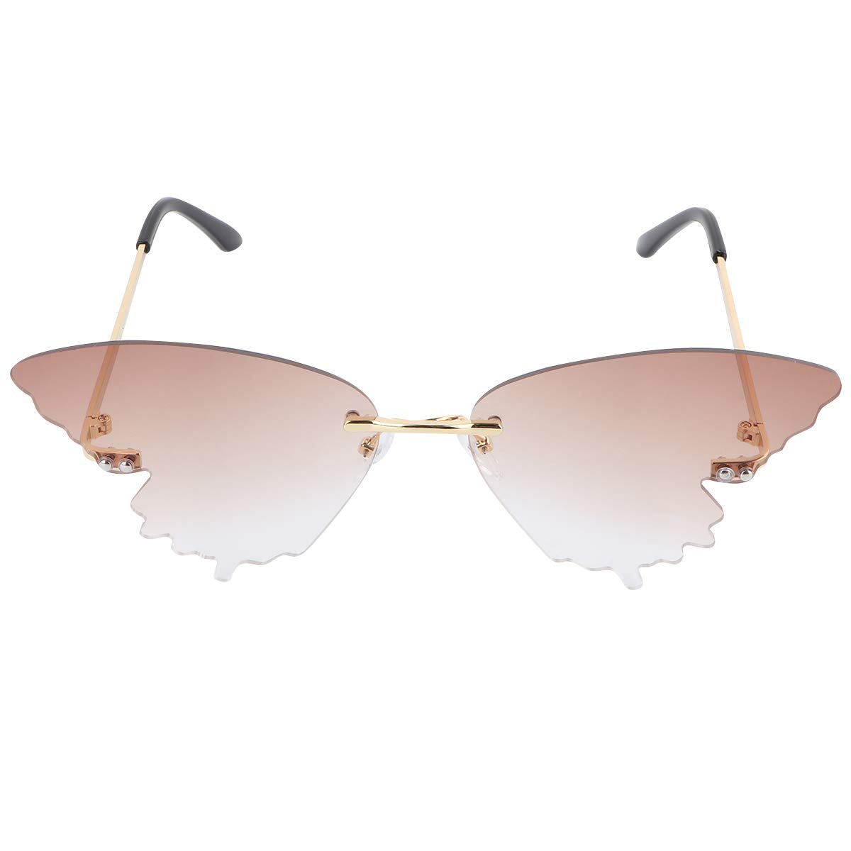 Funny Kids Sunglasses - Gradient Tea Sunshades for Outdoor & Party Favors