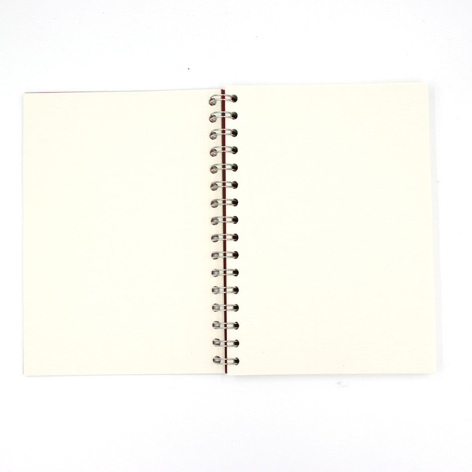 Coffeenotes Medio Wiro Notebook Cherry - Spiral Bound Journal for Coffee Lovers, Perfect for Note Taking, Sketching & Gift Giving - Ideal for Coffee Shops, Office & Home Use