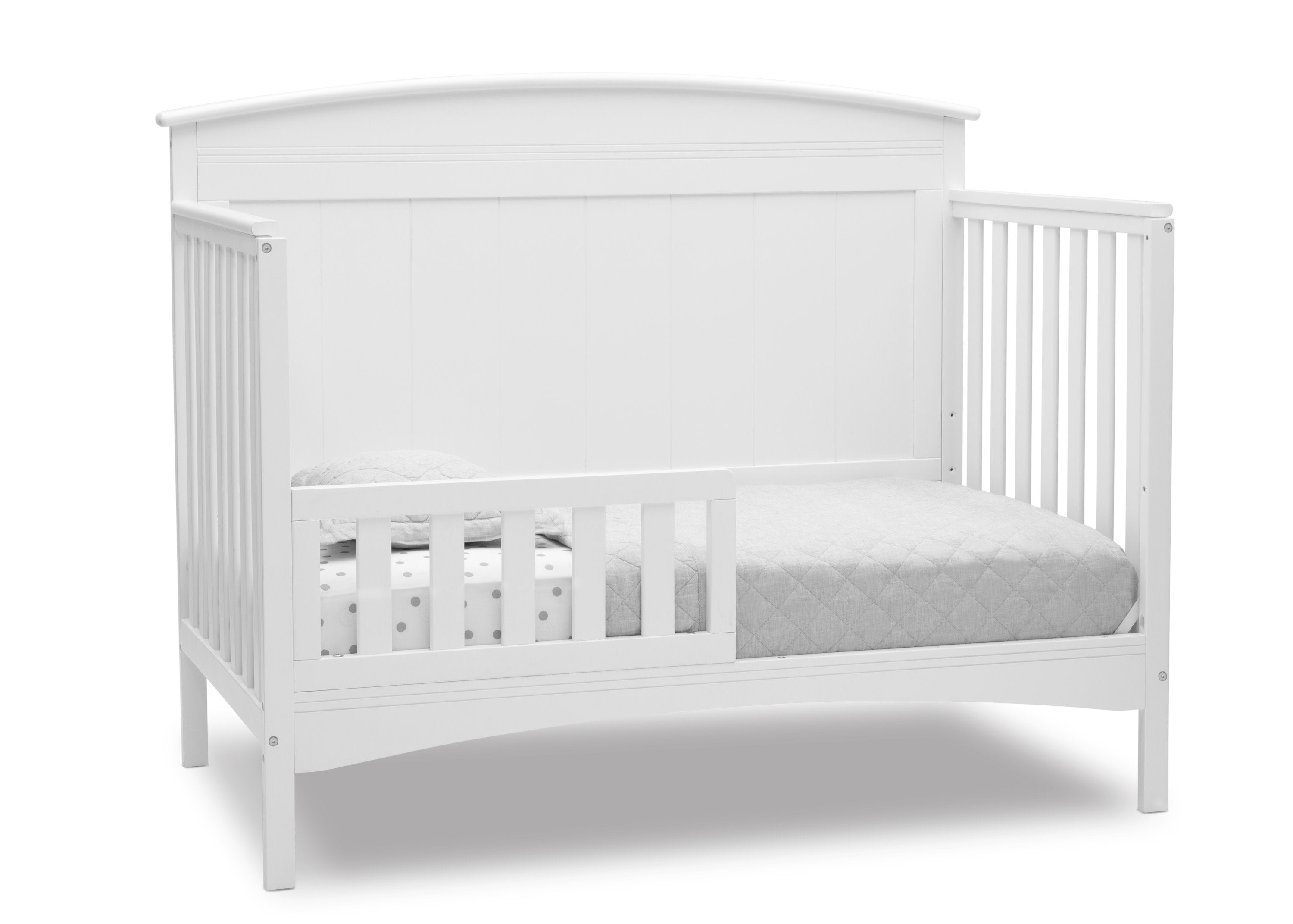 Archer 4-in-1 Convertible Baby Crib - Toddler Bed, Daybed & Full-Size Bed - Safe & Stylish Nursery Furniture for Newborns to Teens - Perfect for Bedrooms, Daycare & Guest Rooms