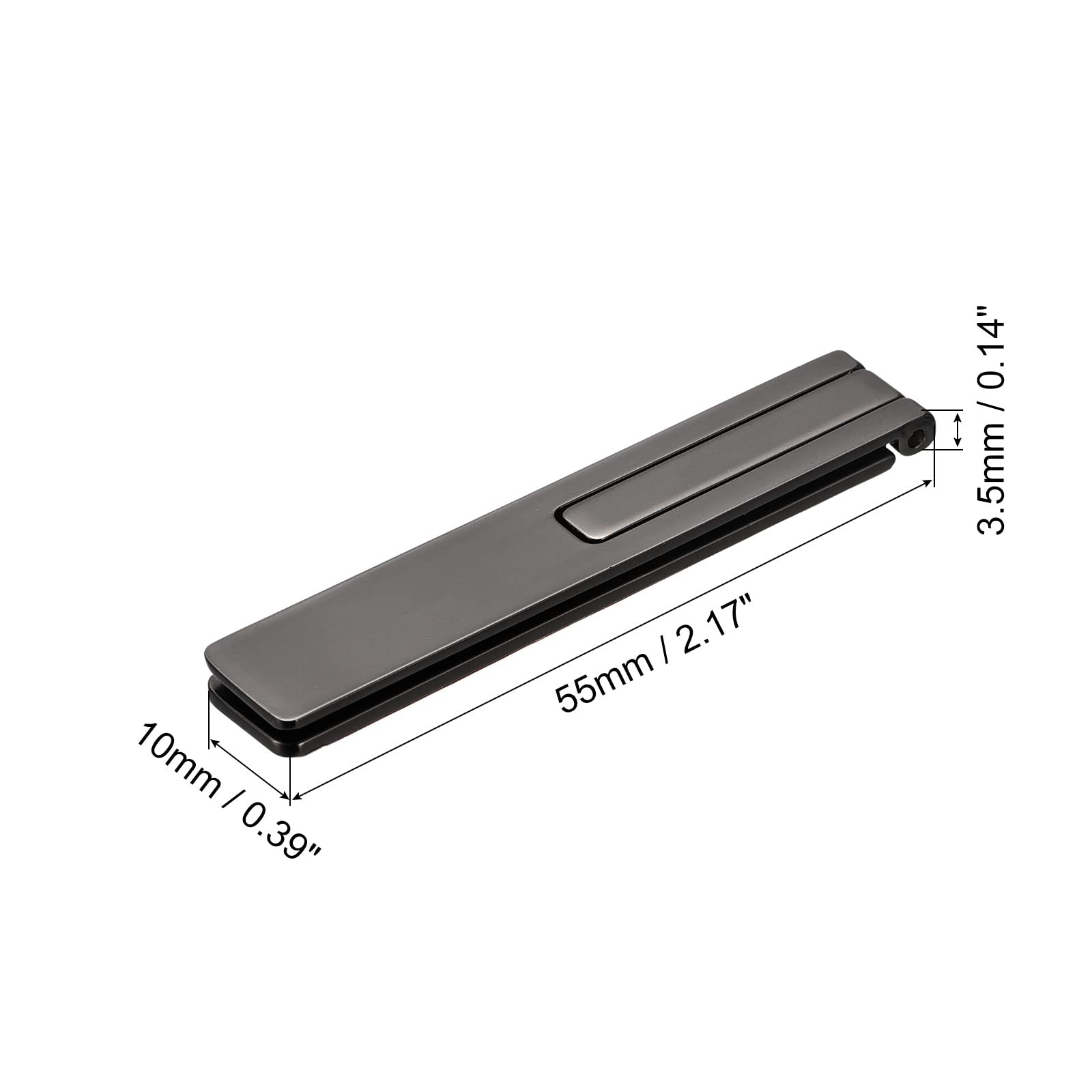 Premium Magnetic Phone Stand - Horizontal & Vertical Foldable Kickstand for iPhone, Samsung, Tablets (Metallic Black) | Perfect for Desk, Car, Travel & Hands-Free Viewing