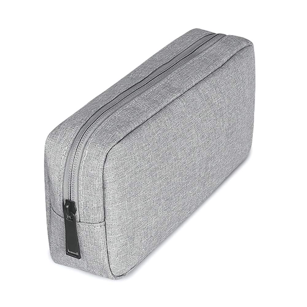 ERCENTURY Universal Electronics & Accessories Soft Carrying Case - Durable Lightweight Travel Organizer for Laptop, Tablet, Camera, Makeup Kit - Perfect for Business, Office, School & Vacation (Gray, Large Size)