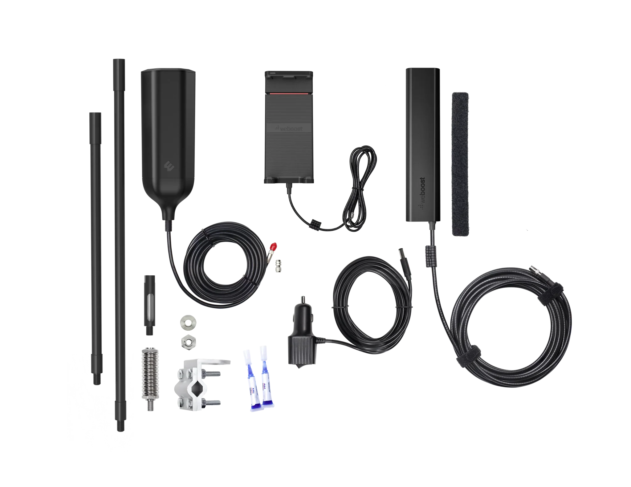 WilsonPro Drive Sleek OTR Booster Kit - 4G LTE Cell Phone Signal Booster for Car, Truck & RV - Enhances Calls, Text & Data - Perfect for Road Trips, Commuting & Remote Work