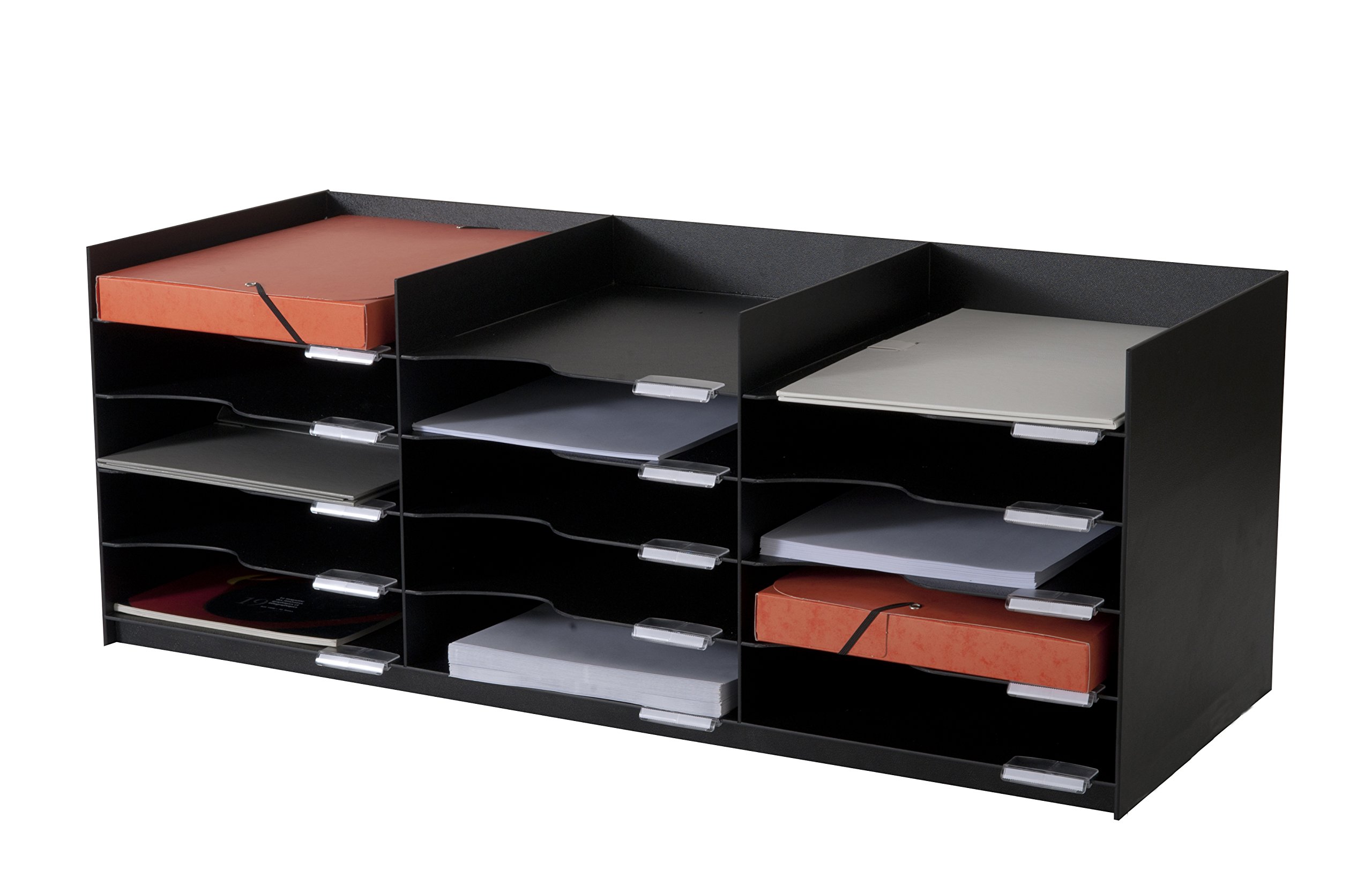 Black Polystyrene Block Structured Kitchen Cabinet Organizer 542.01 - Perfect for Pantry Storage & Kitchen Drawer Organization