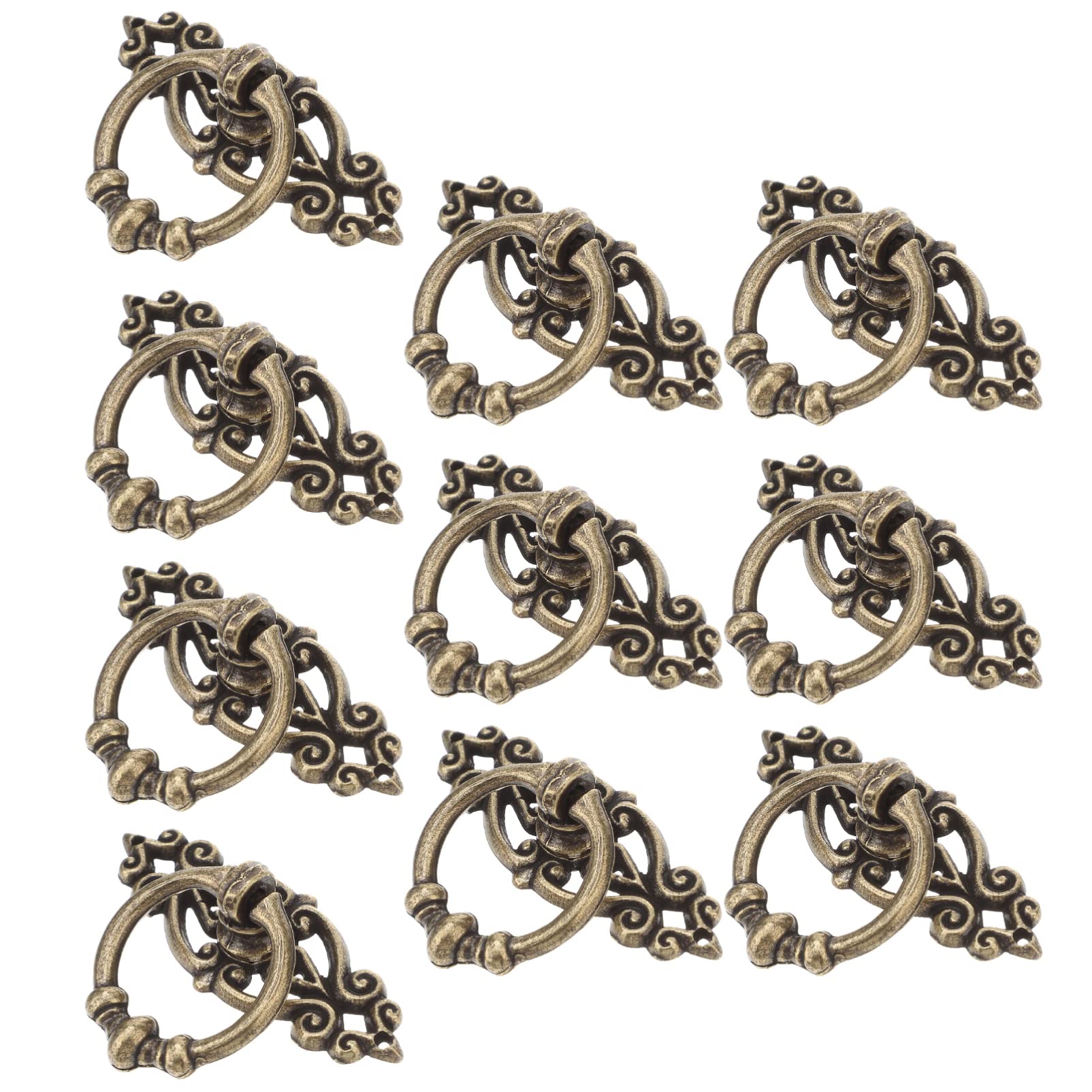 Vintage Kitchen Cabinet Knobs - 10pcs for Drawers & Cupboards
