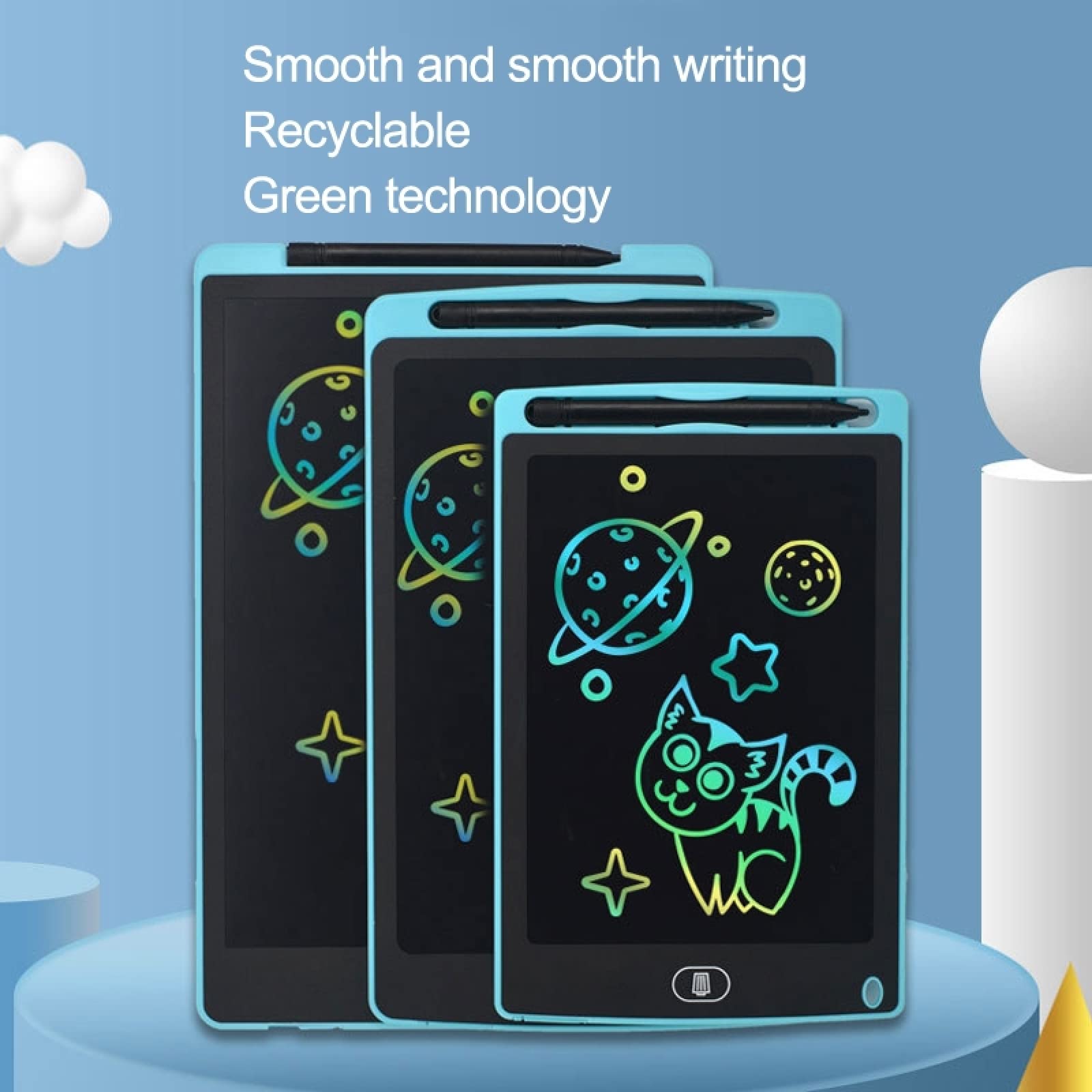 12 Inch LCD Writing Tablet for Kids - Colorful Electronic Drawing Board for Handwriting & Sketching | Perfect for Home, School & Travel Use