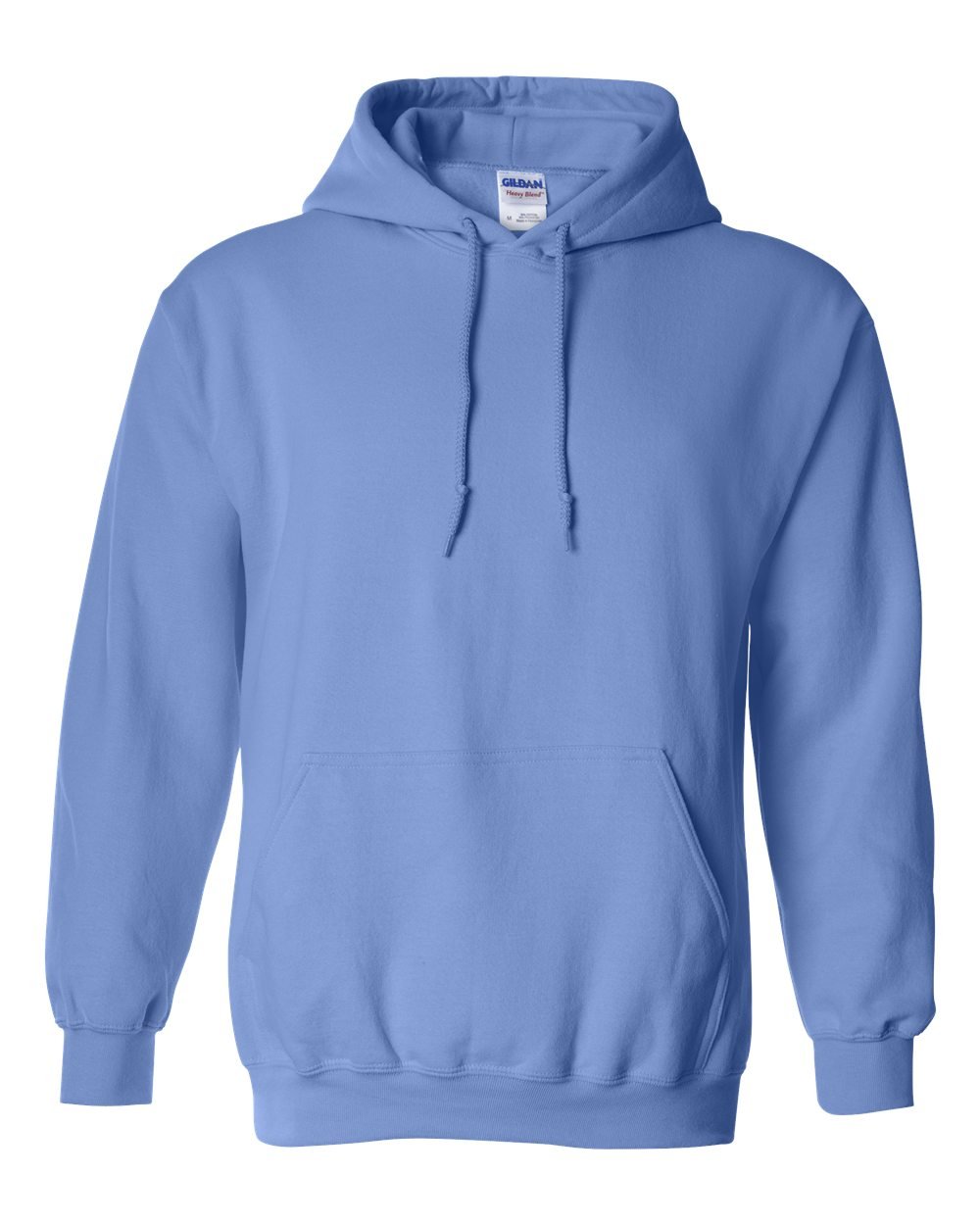 Gildan G185 Heavy Blend Adult Hooded Sweatshirt - Carolina Blue Pullover Hoodie for Men & Women | Comfortable Casual Wear for Everyday, Workout & Outdoor Activities