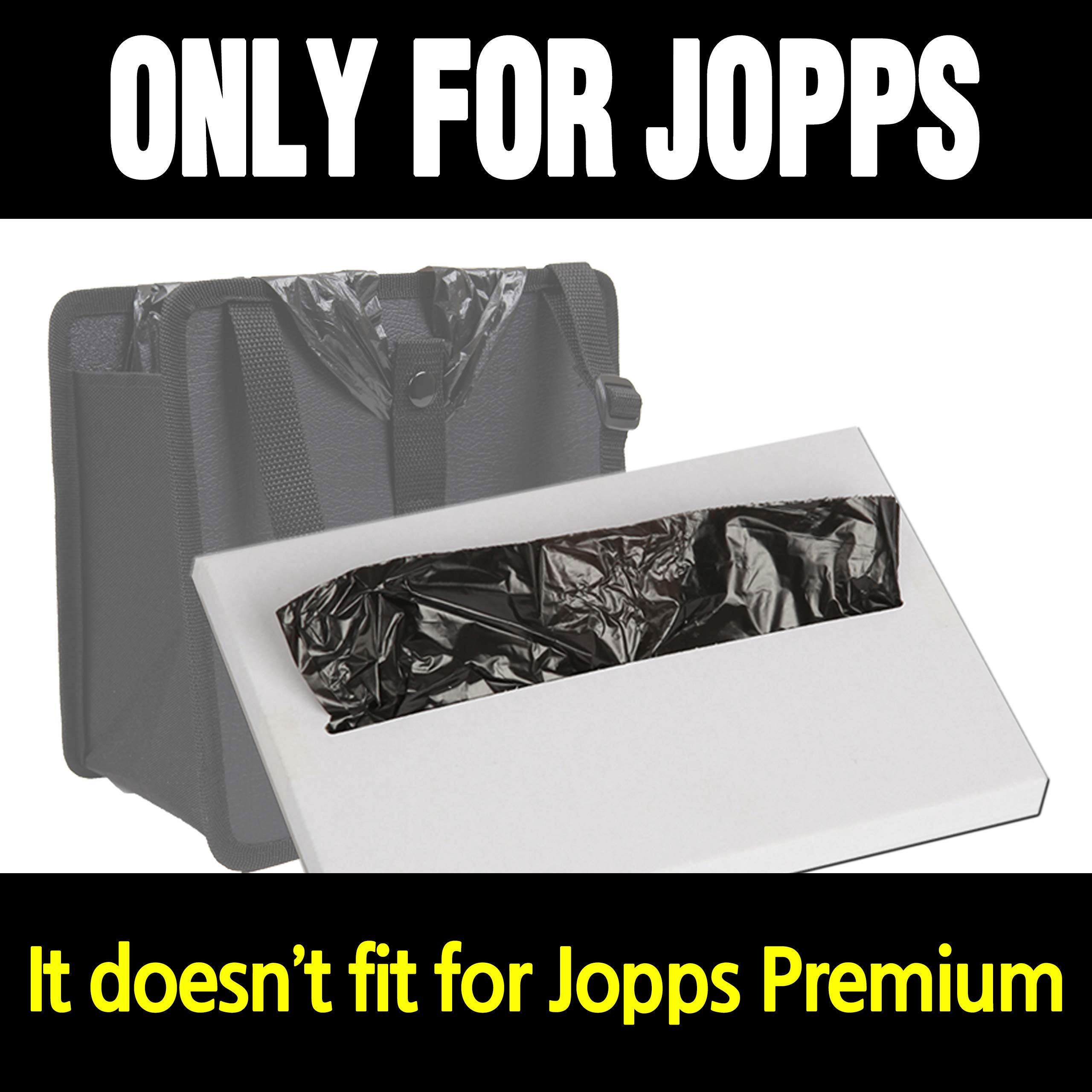KMMOTORS Car Trash Bags - Leak-Proof Plastic Garbage Bags for Vehicle, Compatible with Jopps Medium & Aladdin Small Trash Cans | Perfect for Road Trips, Commuting, and Keeping Your Car Clean