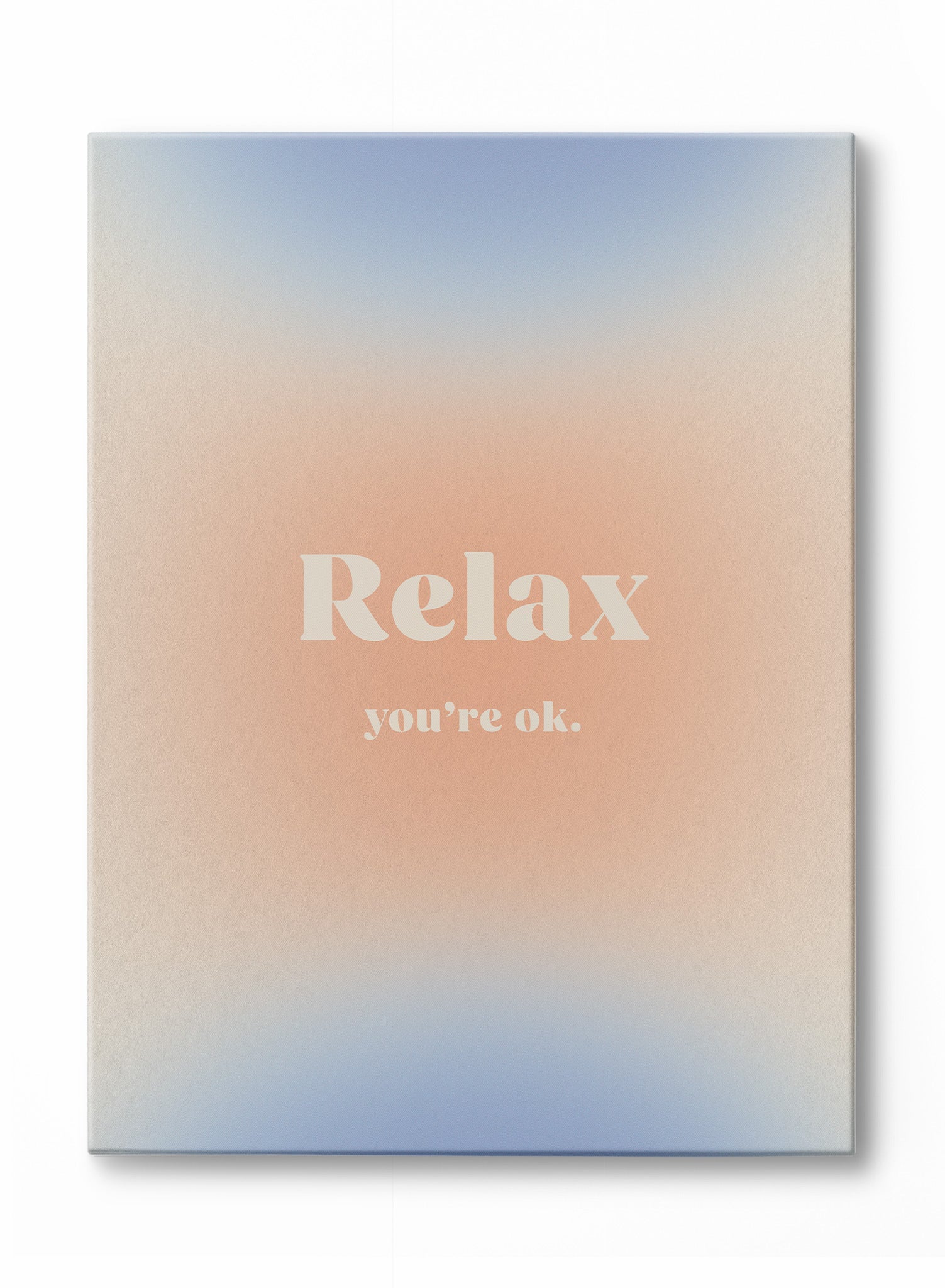 Relaxing Wall Art Poster - Calming Decor for Bedroom, Living Room & Office - Perfect for Stress Relief & Home Decoration