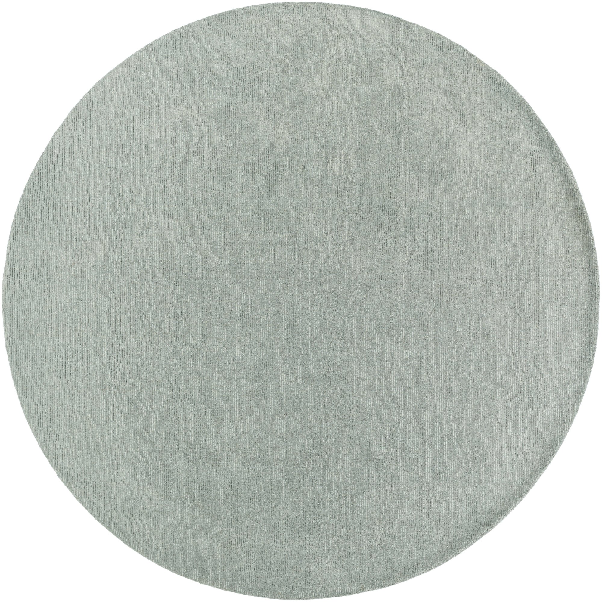 Hand Loomed Wool Round Area Rug with Solids and Borders - Surya Mystique M-5328, 8-Feet Diameter | Perfect for Living Room, Bedroom, or Dining Room Decor
