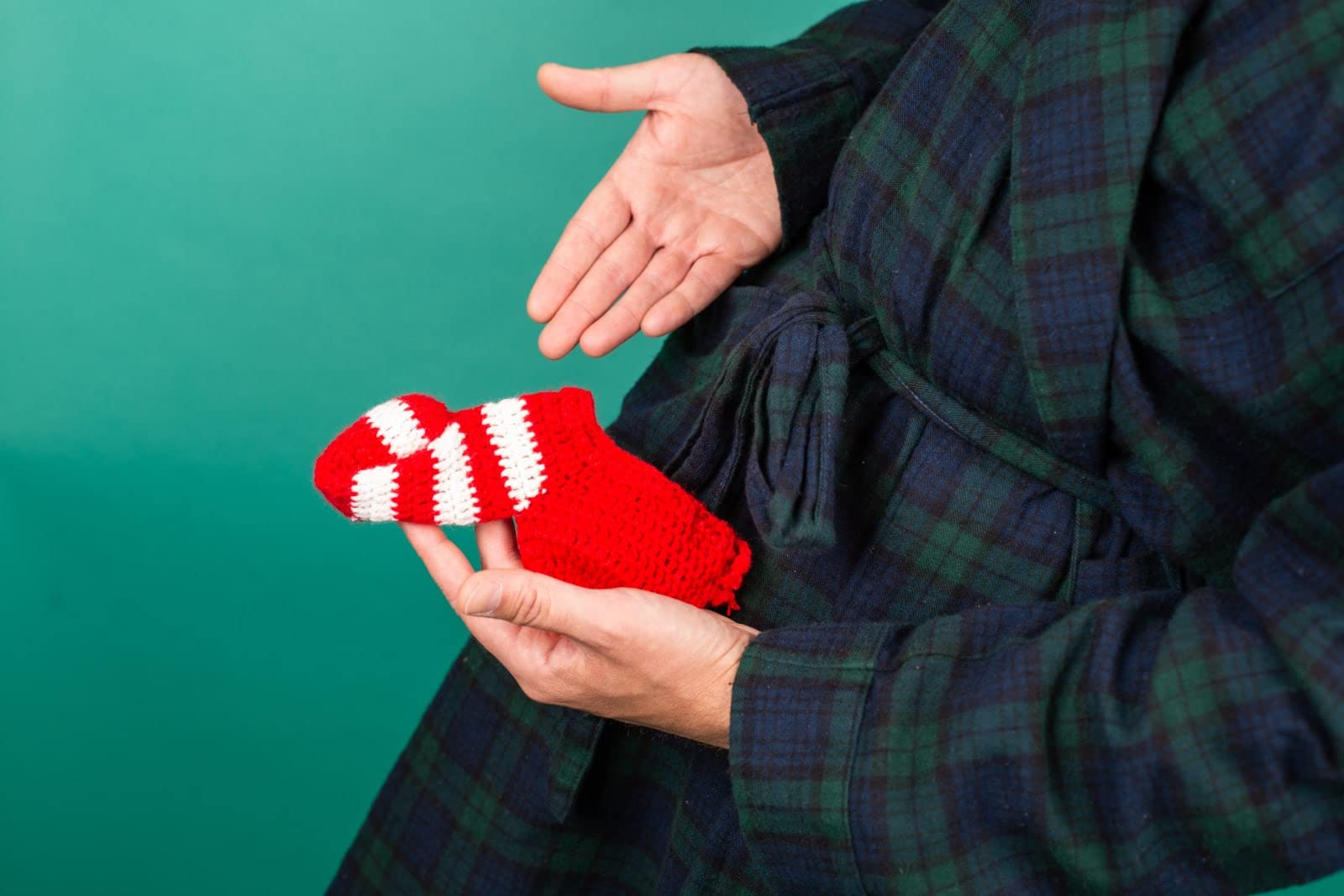 BigMouth Candy Cane Willy Warmer - Festive Novelty Christmas Underwear Gift for Men (Multi-Color, Small) | Perfect for Holiday Parties, Secret Santa & Funny Gag Gifts