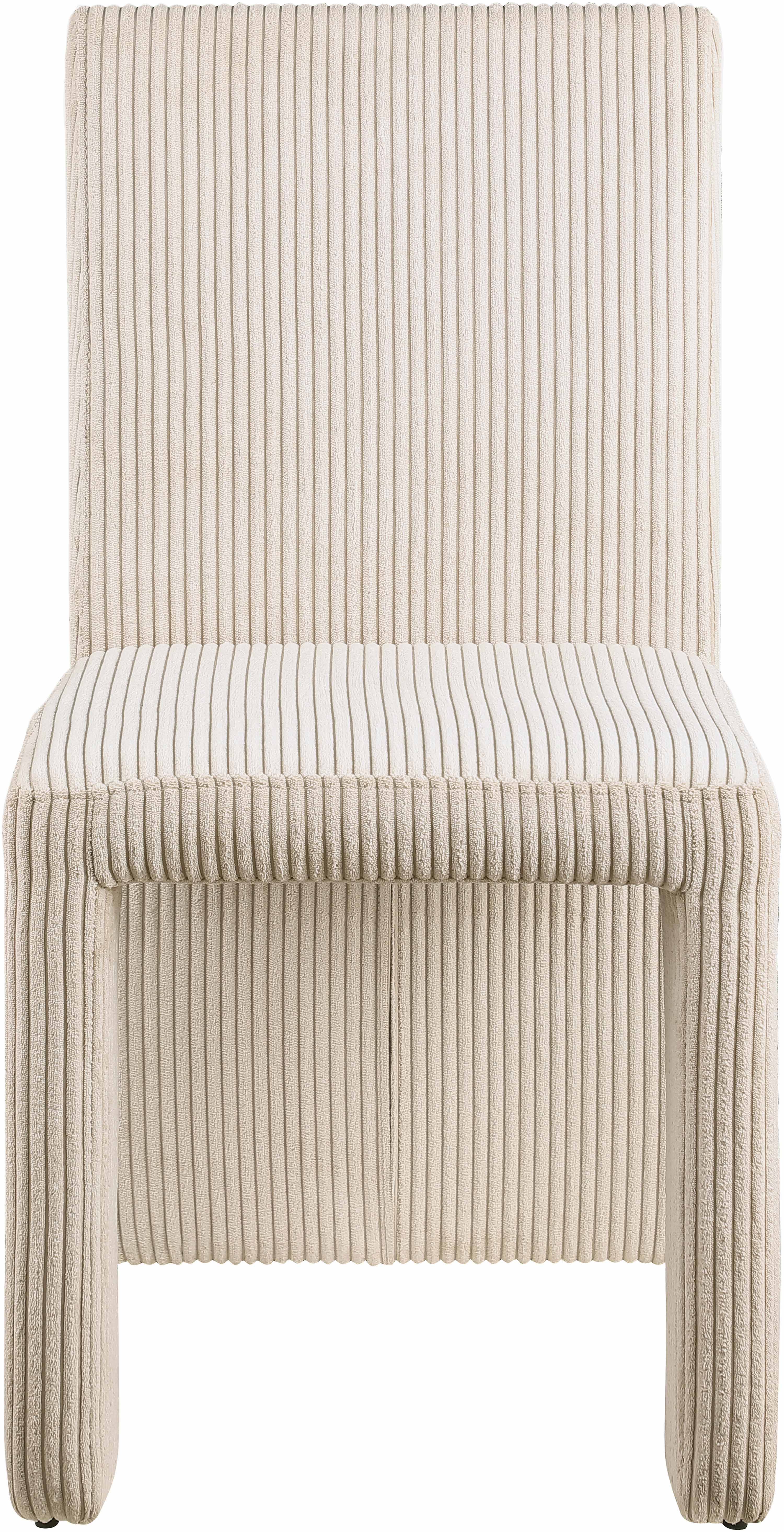 Premium Benson Microsuede Corduroy Fabric Dining Chair - Comfortable Modern Upholstered Seat for Kitchen, Dining Room & Office - Home & Commercial Use