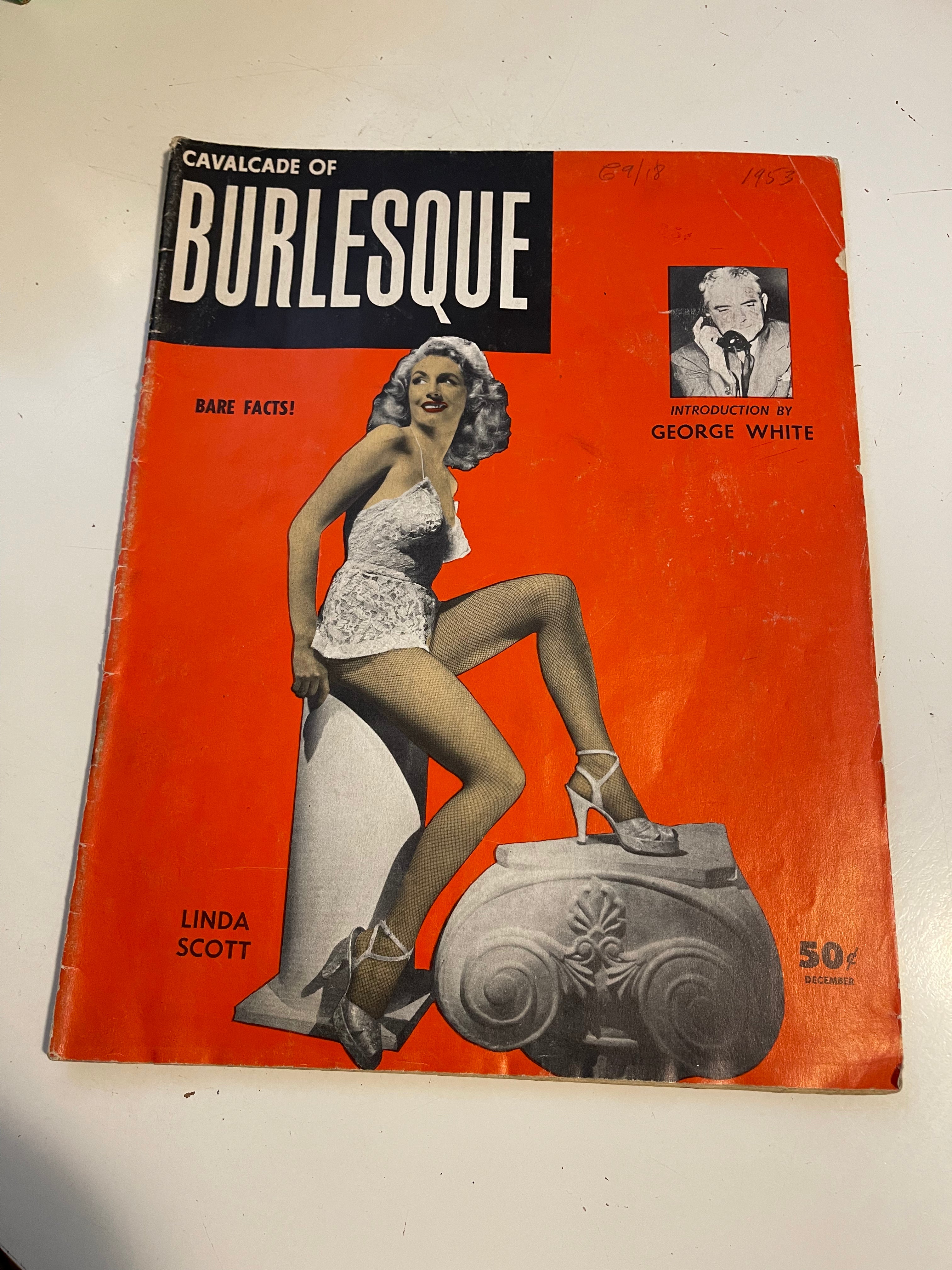 Vintage Cavalcade of Burlesque Magazine 1953 - Rare Collectible Burlesque Memorabilia for Theater Enthusiasts & Retro Decor