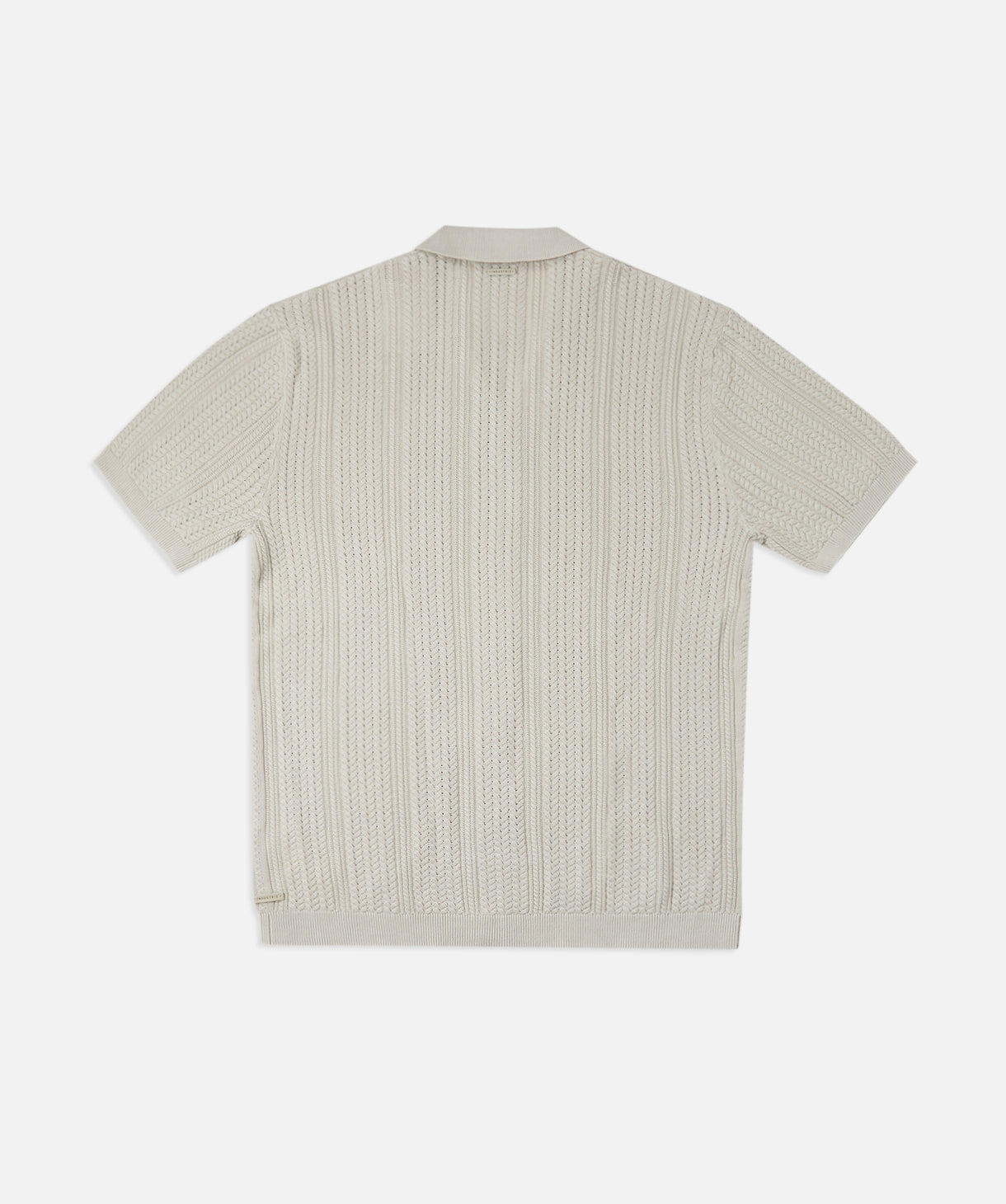 The Washed Alessio Short Sleeve Shirt in OD Stone - Casual Men's Button Down Shirt for Outdoor Activities & Everyday Wear