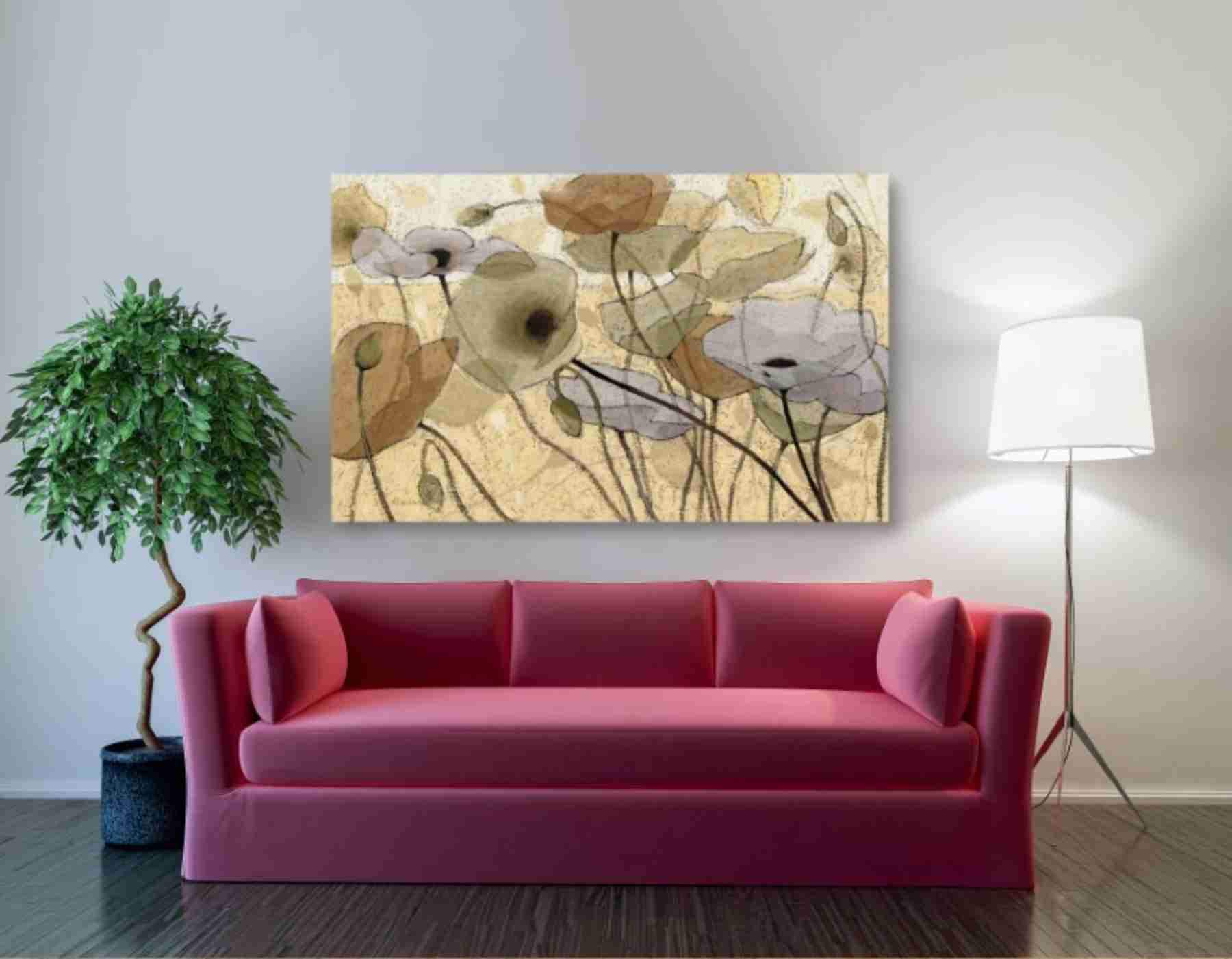 Fluidity IV by Shirley Novak - Large 60x40 Inch Canvas Wall Art Painting, Modern Abstract Home Decor for Living Room, Bedroom & Office
