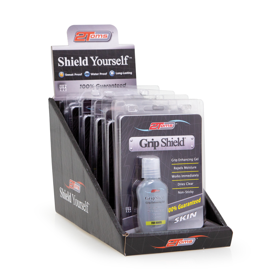 2Toms GripShield Bottle 45ml - Non-Slip Grip Enhancer for Sports, Gym & Daily Use - Improves Grip Strength for Weightlifting, Golf, Tennis & More