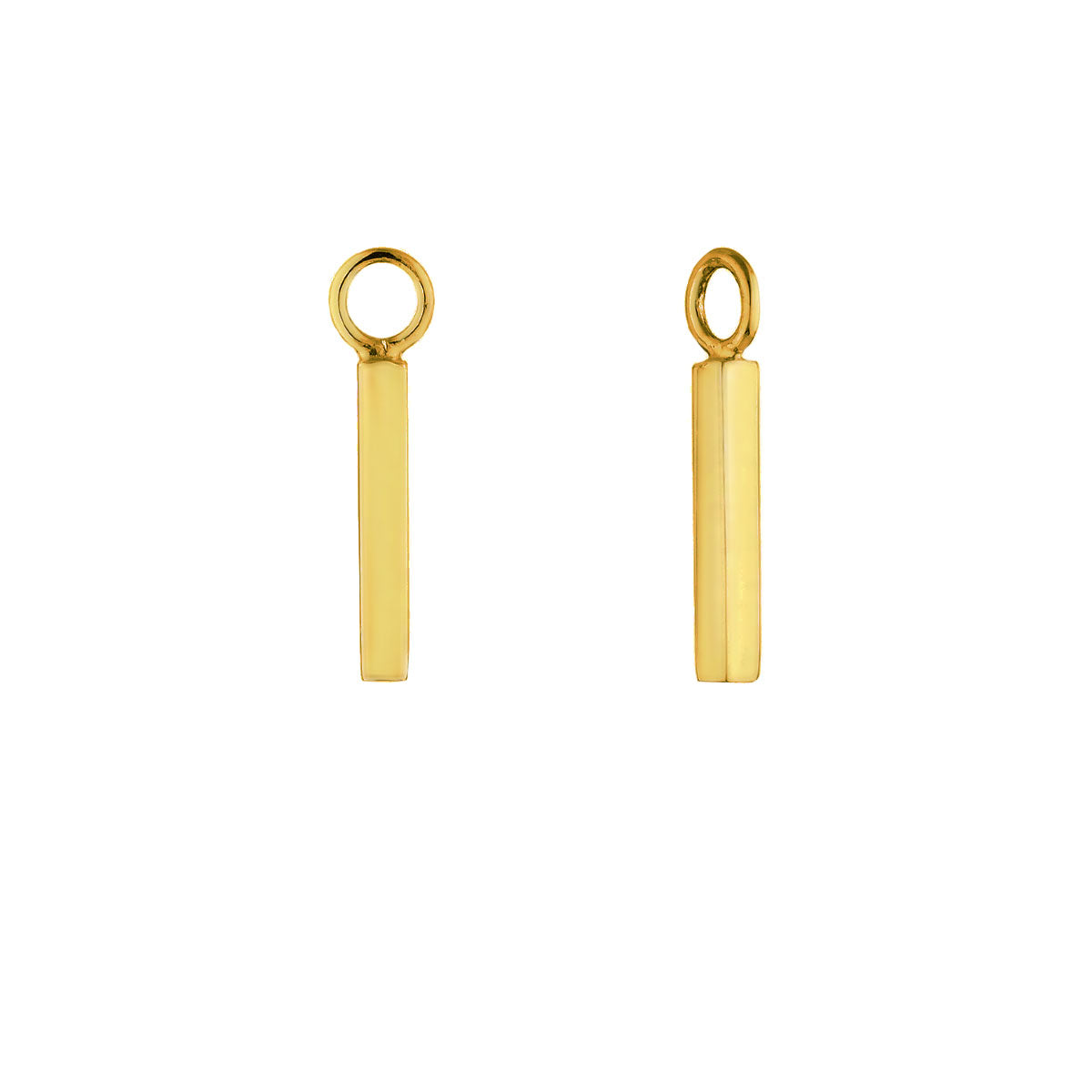 Geo Bar Charms Gold - Elegant Jewelry for Women, Trendy Layering Necklaces & Bracelets - Perfect for Everyday Wear, Parties & Gifts